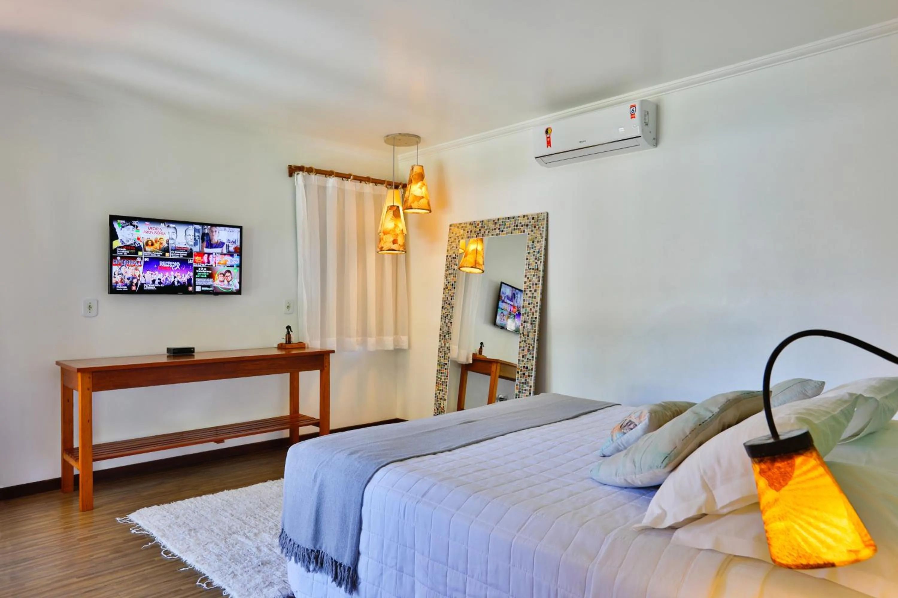 Bed in Paraíso Ecológico Pousada & SPA