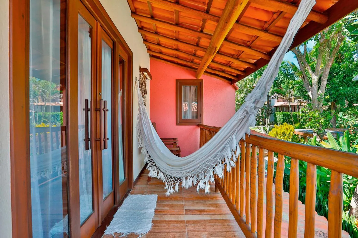 Balcony/Terrace in Paraíso Ecológico Pousada & SPA