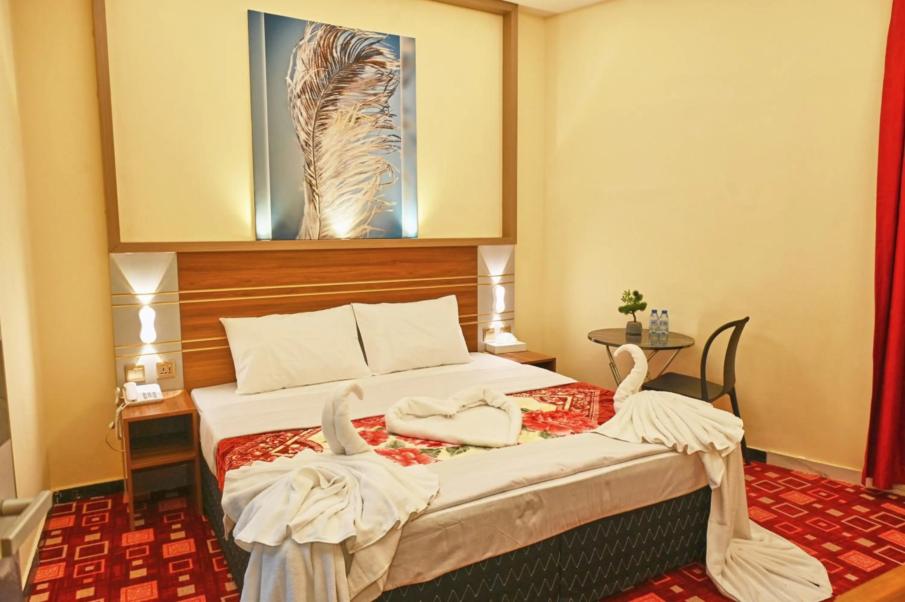 Bed in Tanha Palace Hotel