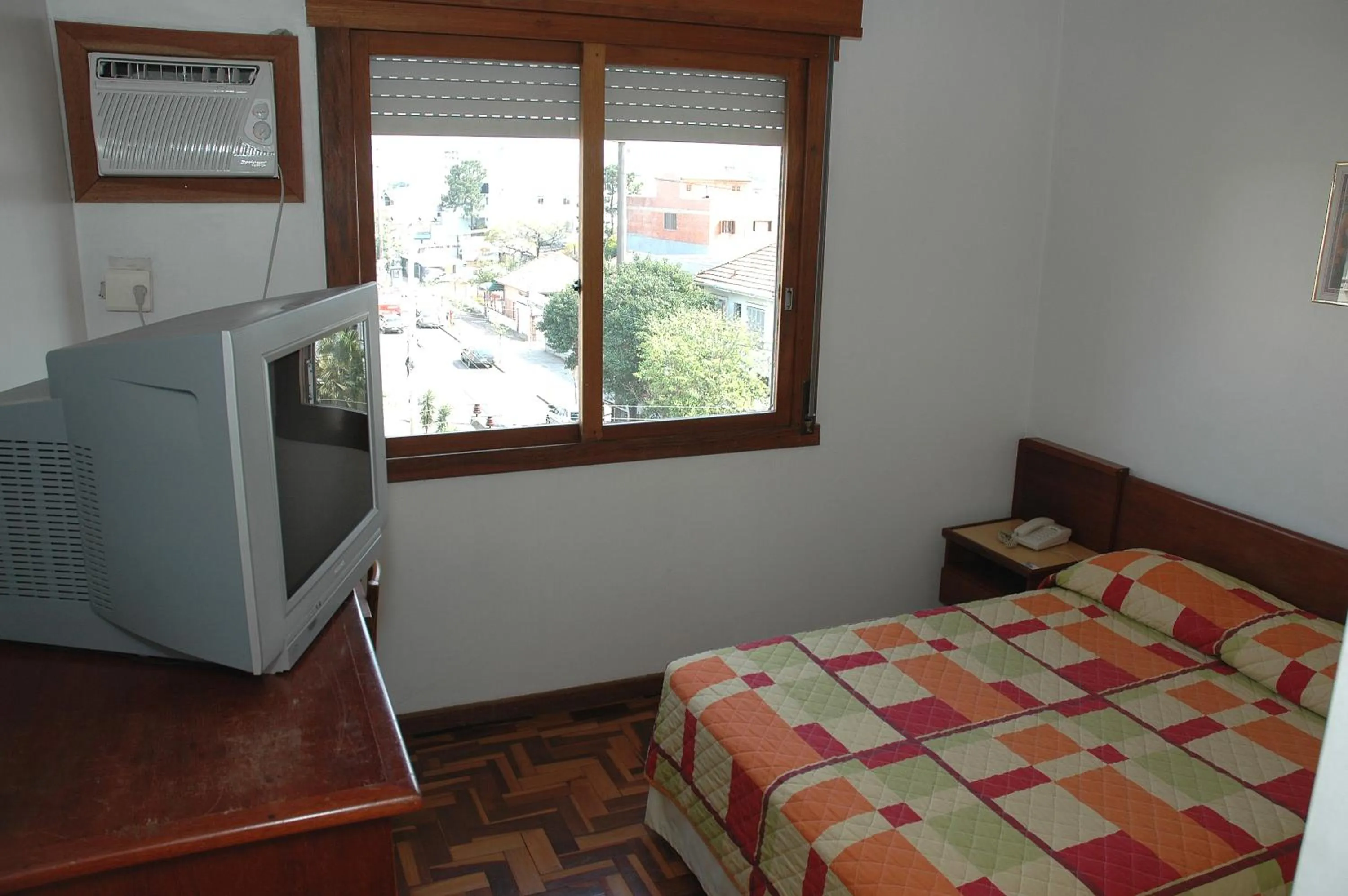 Photo of the whole room, Bed in Hotel Porto Alegre