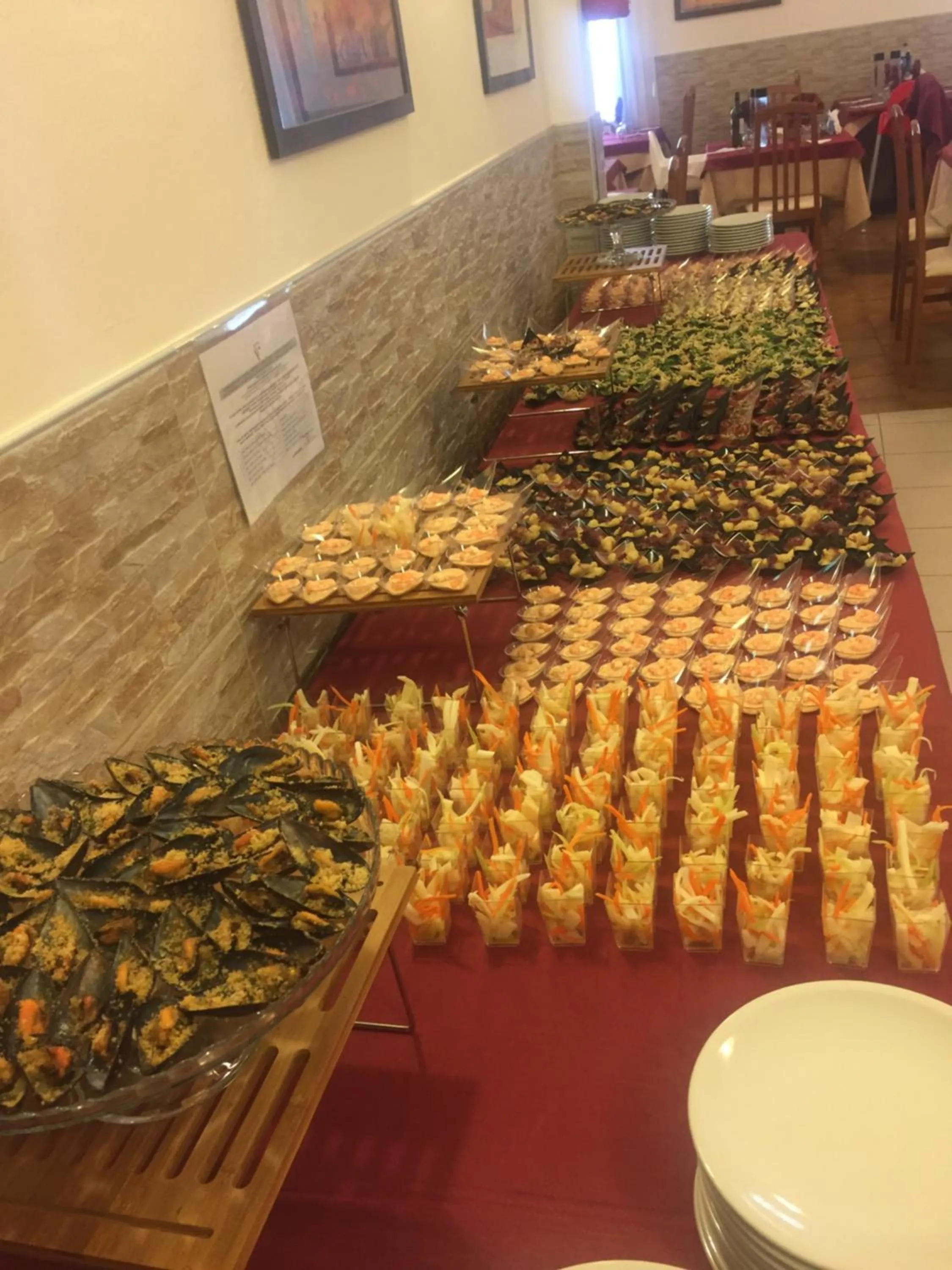 Food and drinks in Hotel La Pergola