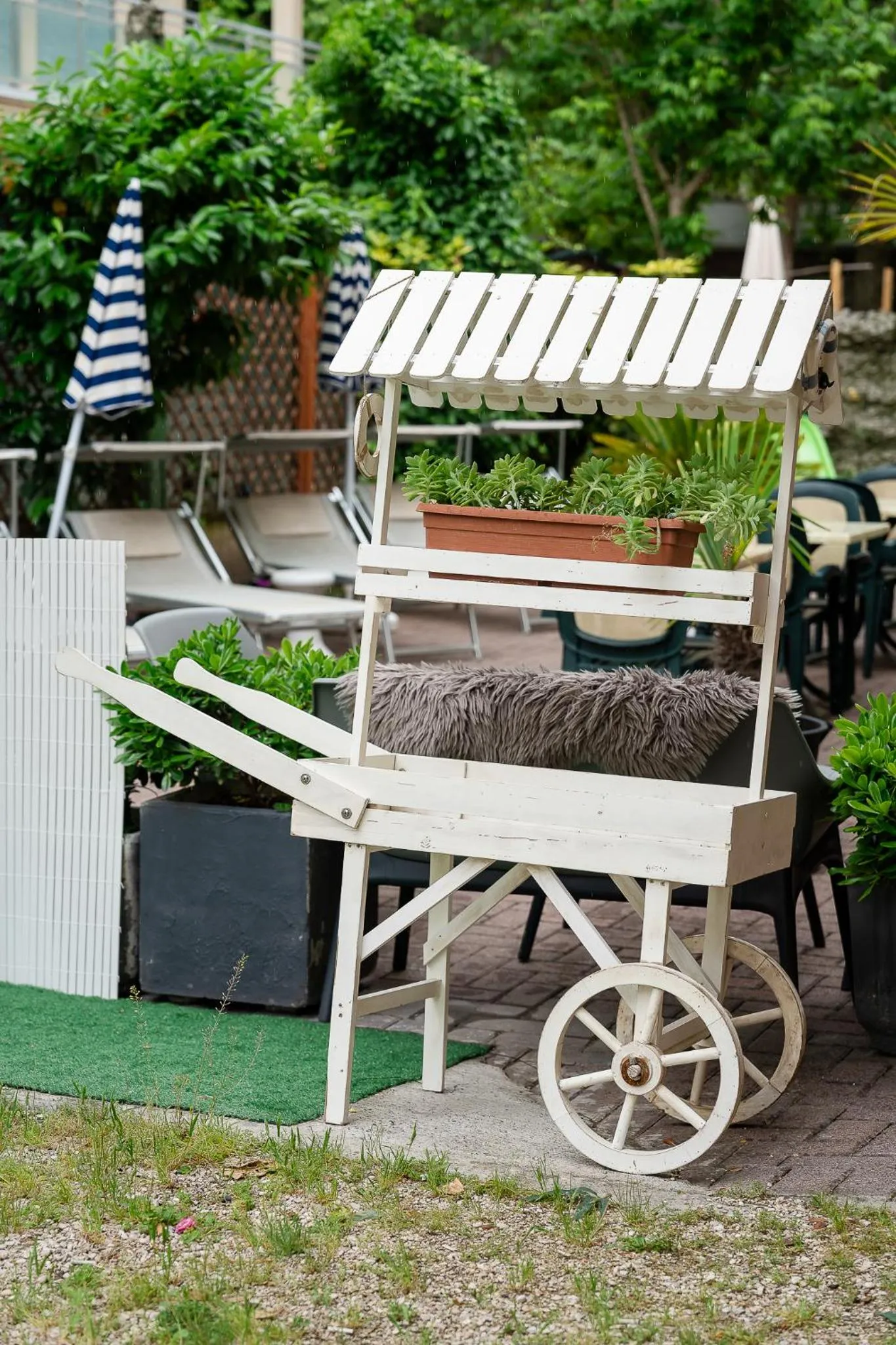 Decorative detail in Hotel La Pergola