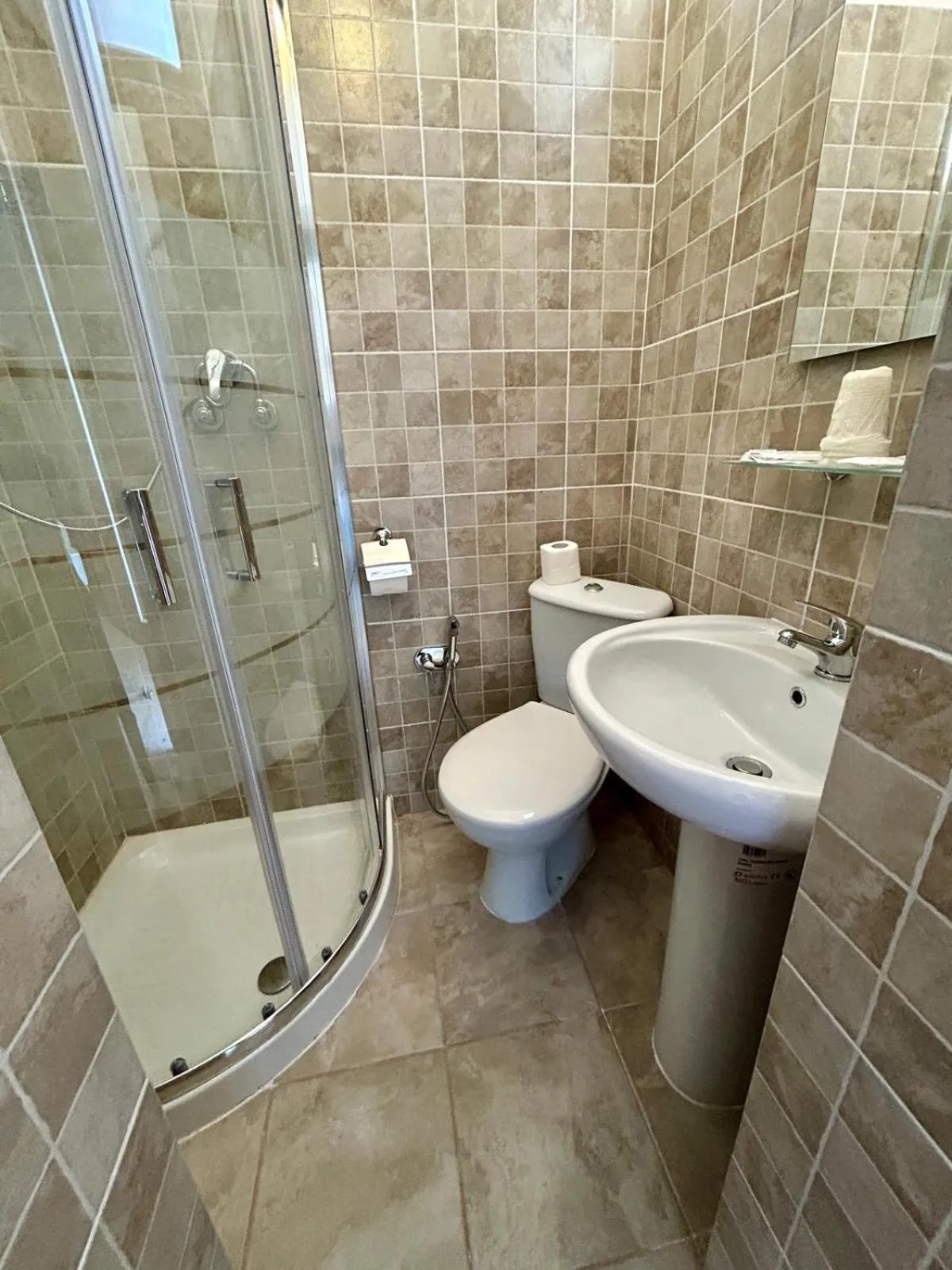 Shower in Hotel La Pergola