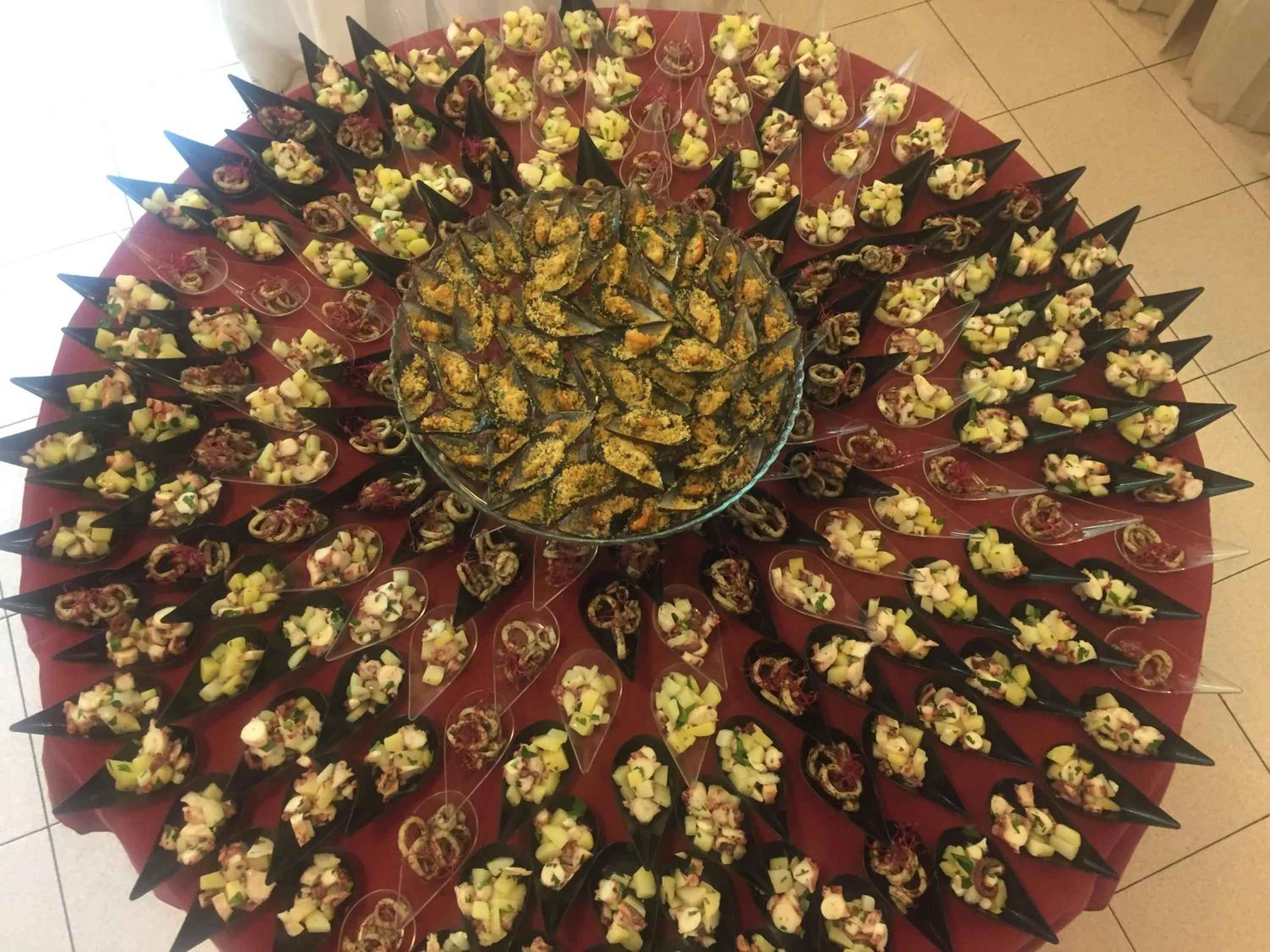 Food and drinks in Hotel La Pergola