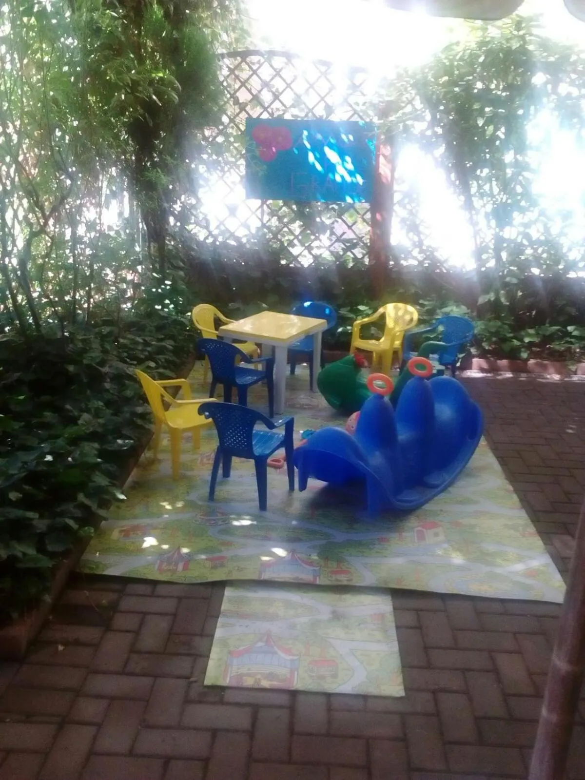 Children play ground in Hotel La Pergola