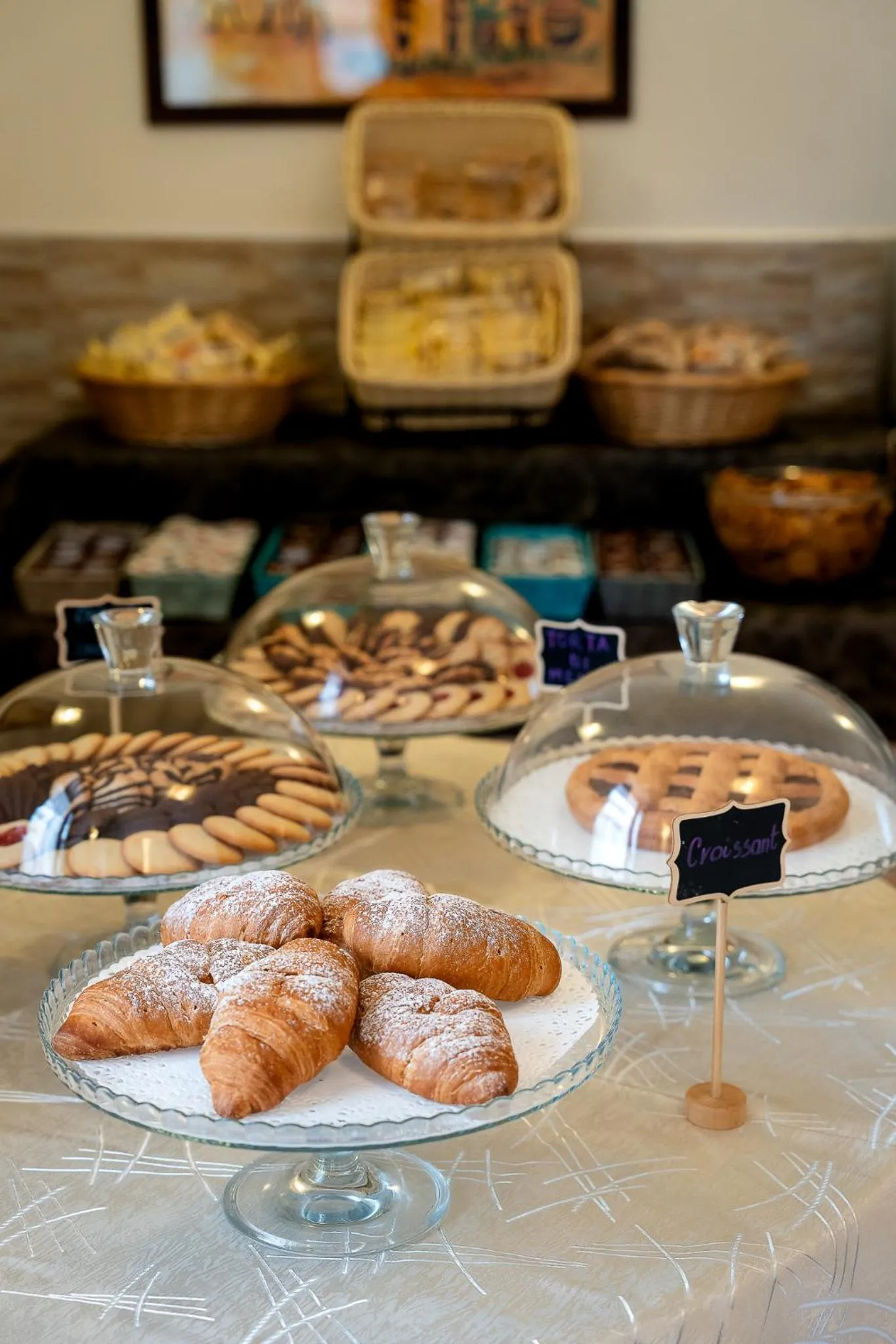 Buffet breakfast in Hotel La Pergola