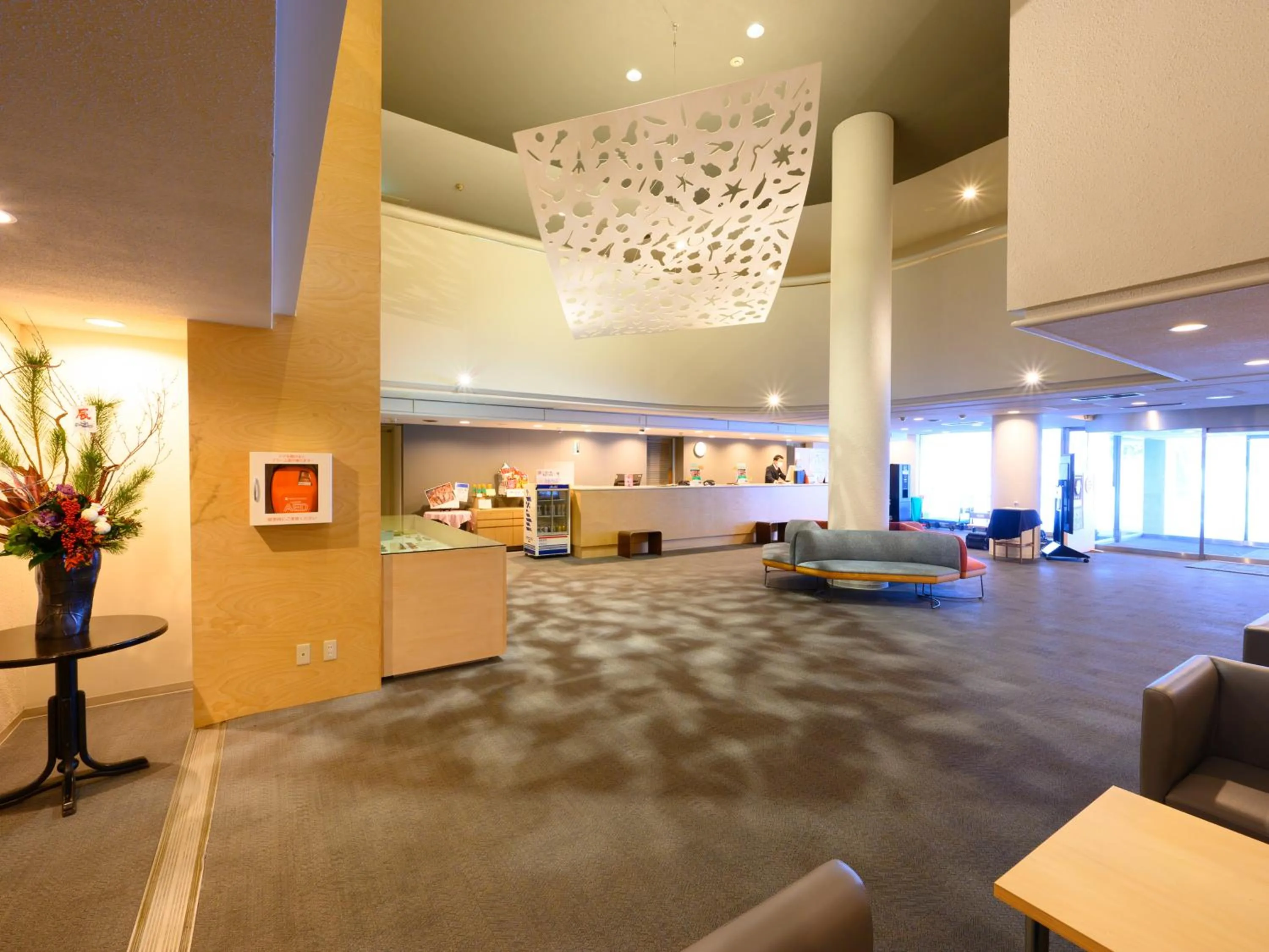 Lobby or reception in hotel miura kaen