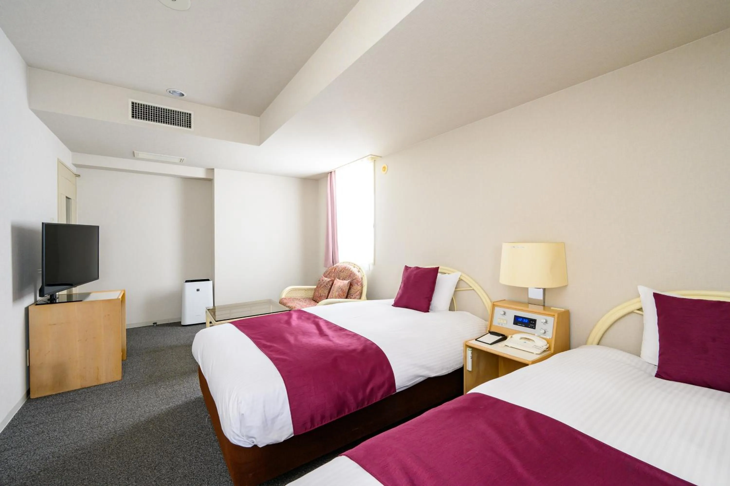 Bed in hotel miura kaen