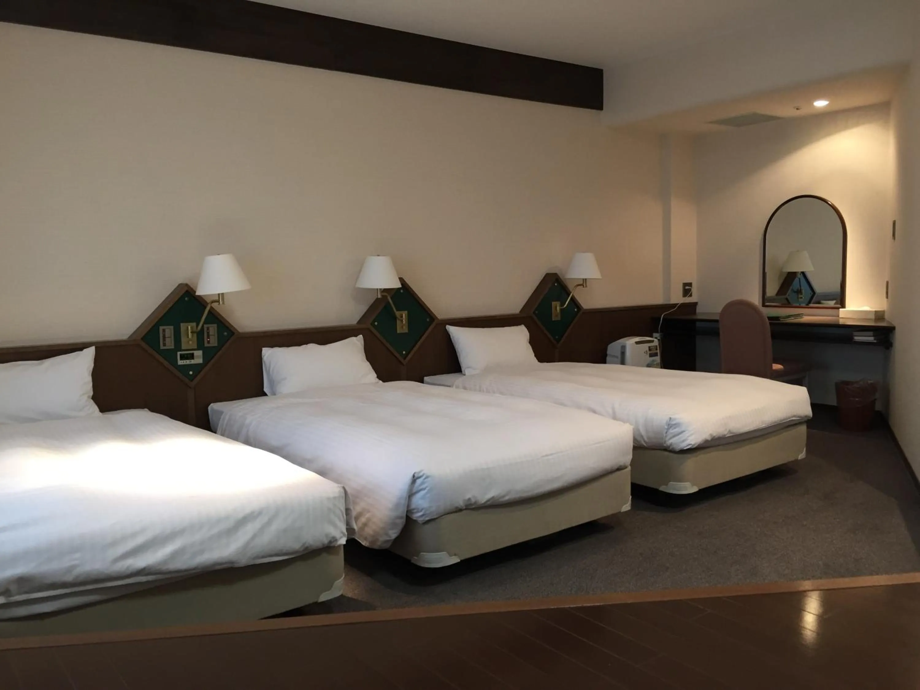 Bed in Hotel New Omi