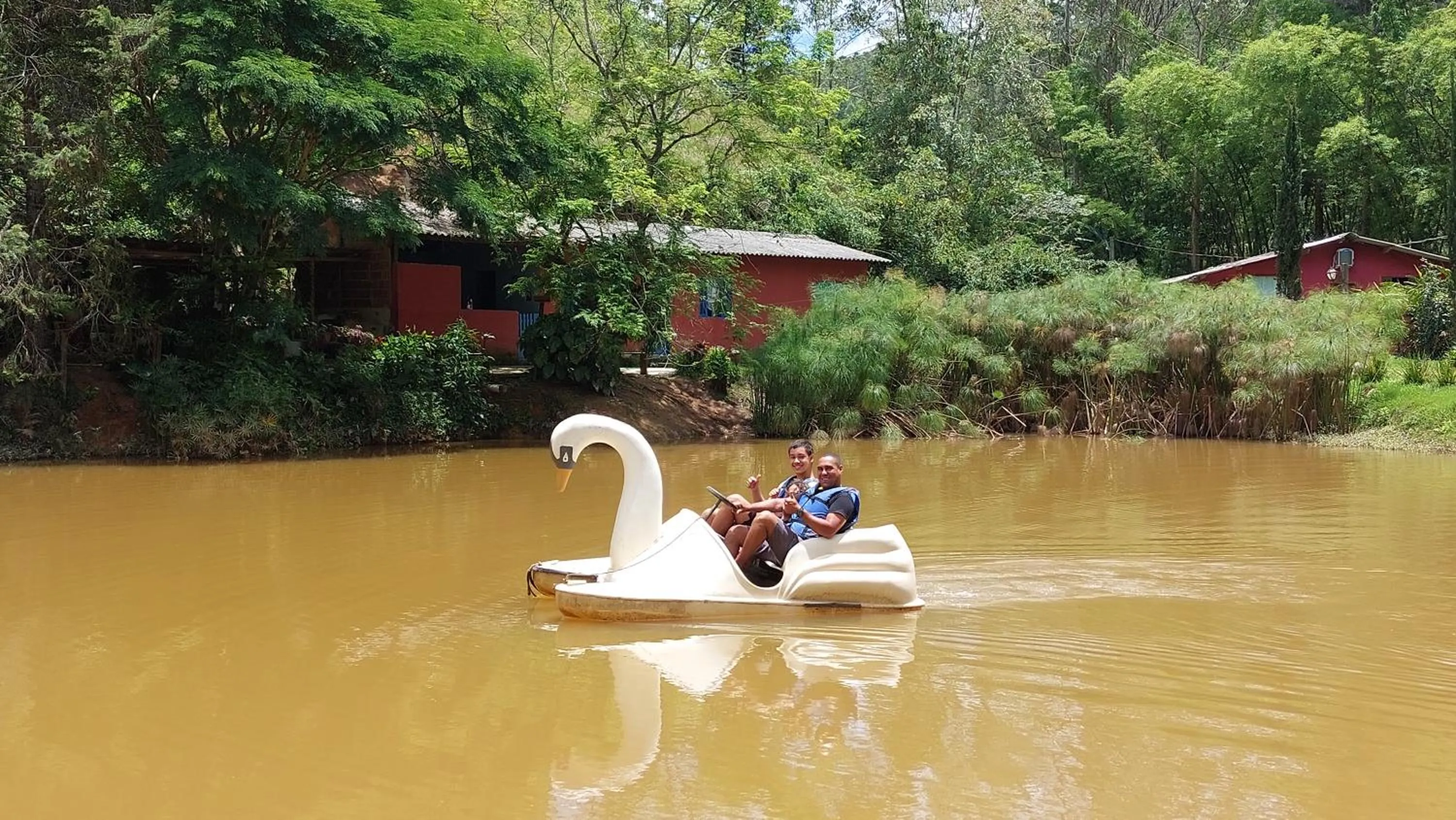 Lake view in Pousada Lisieux