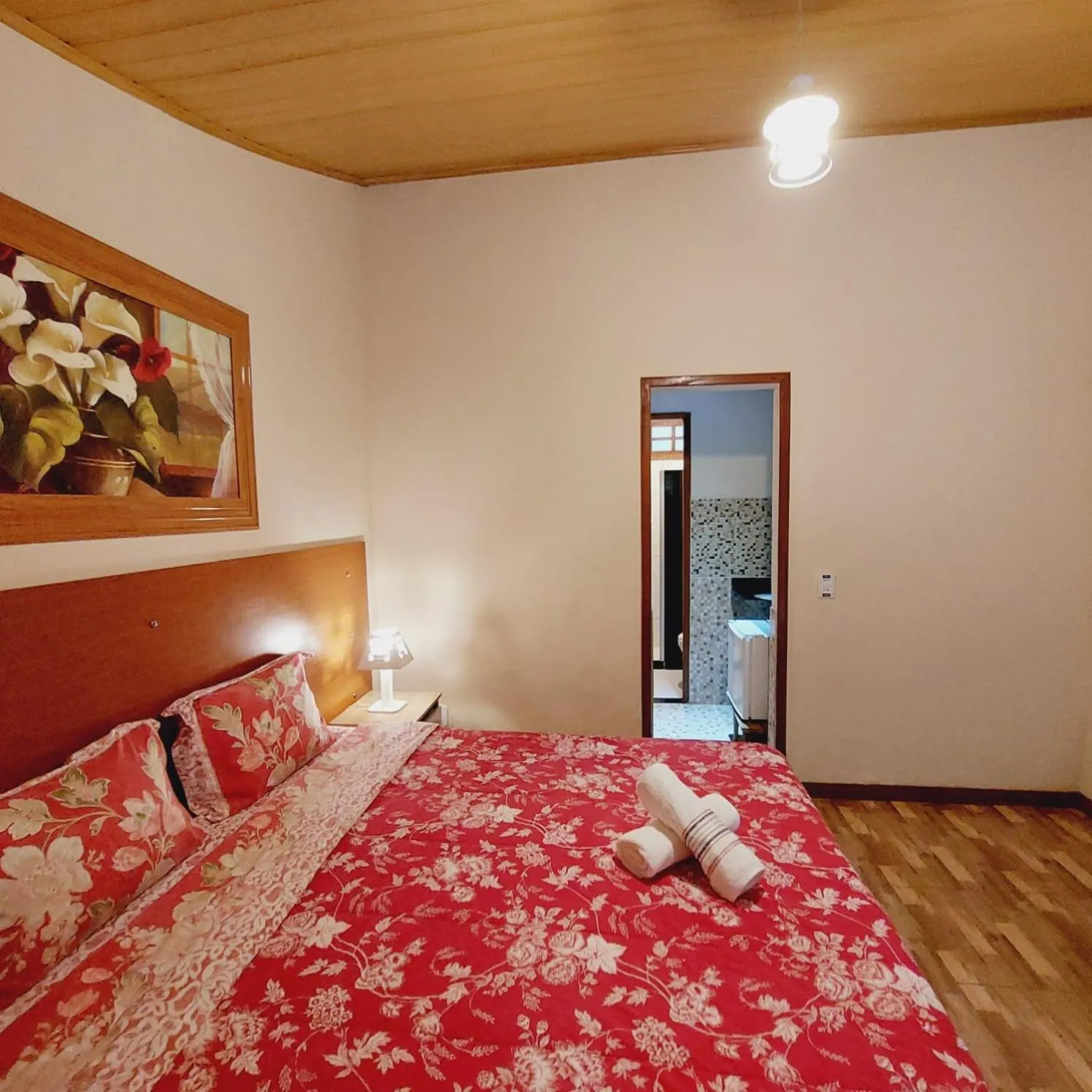 Bed in Pousada Lisieux