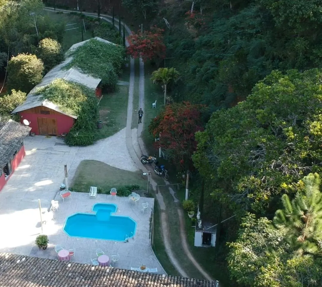 Bird's eye view in Pousada Lisieux