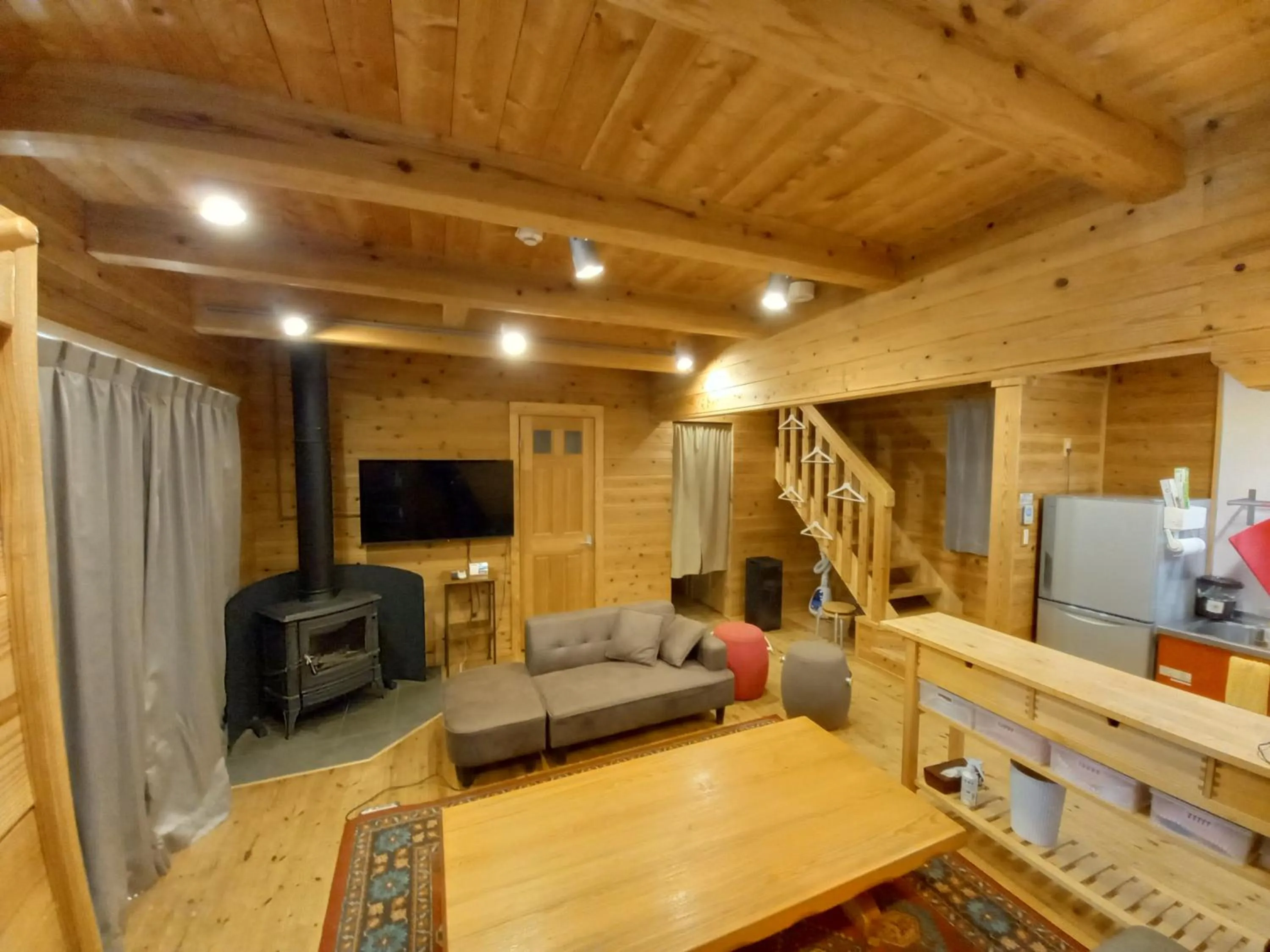 Living room in Villa Orange Cabin