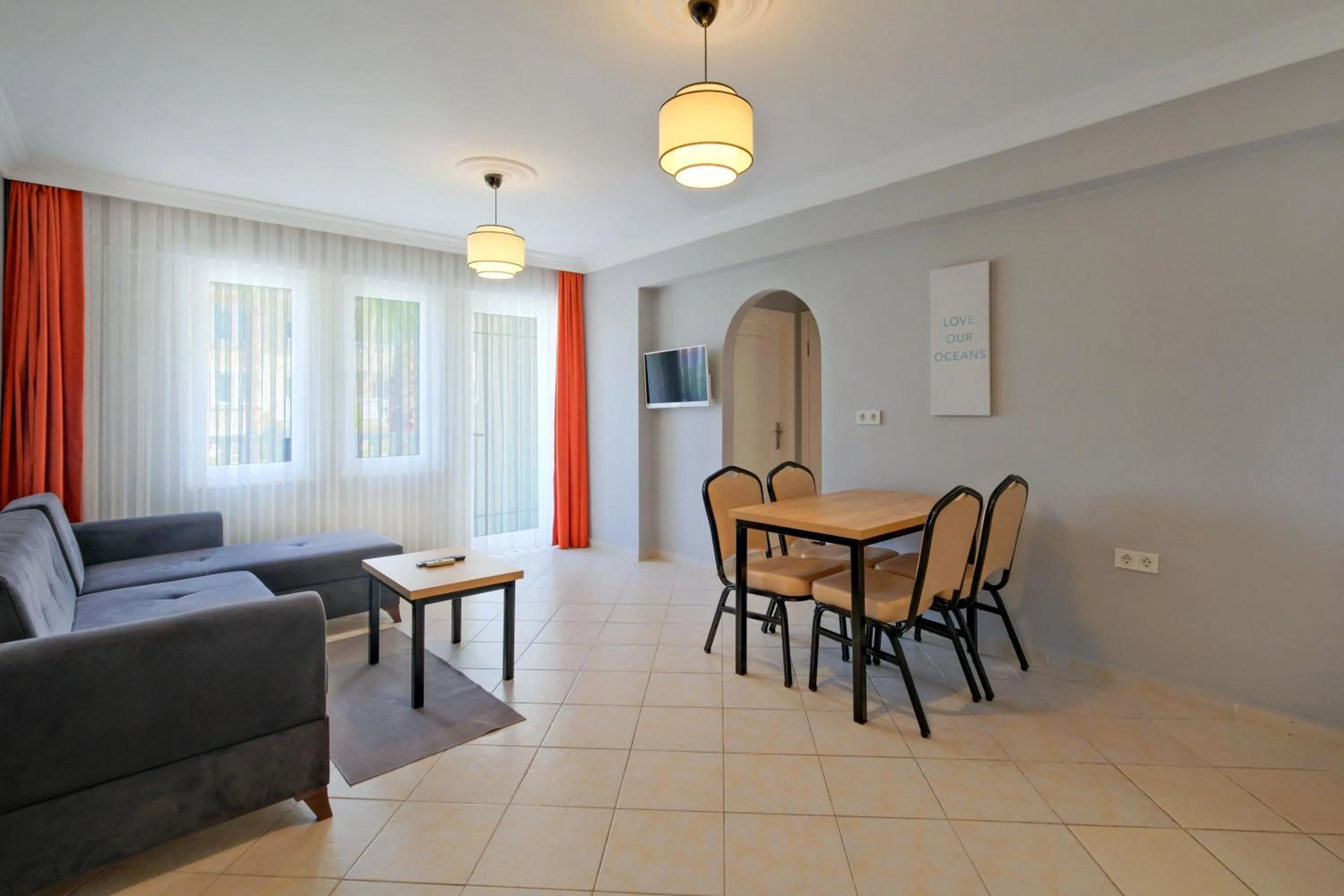 Living room in Gold Lion Apart Hotel