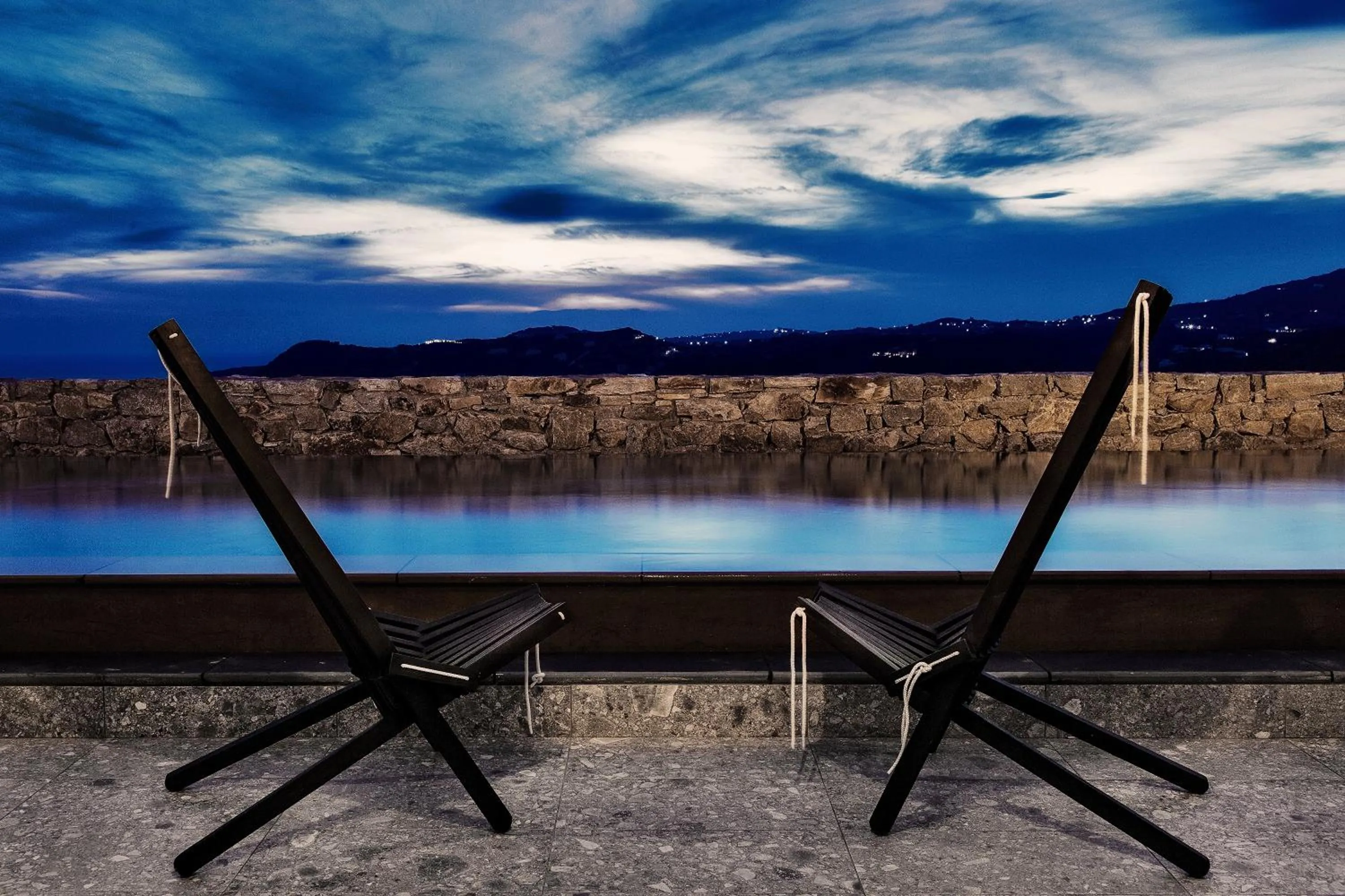 Pool view in Myconian Avaton, a Member of Design Hotels