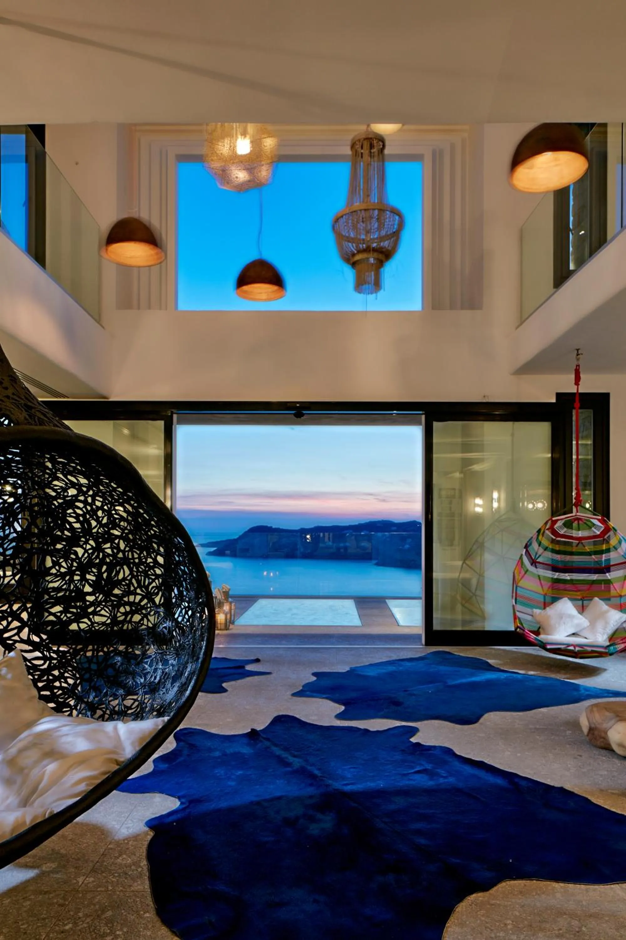 Lobby or reception, Bed in Myconian Avaton, a Member of Design Hotels