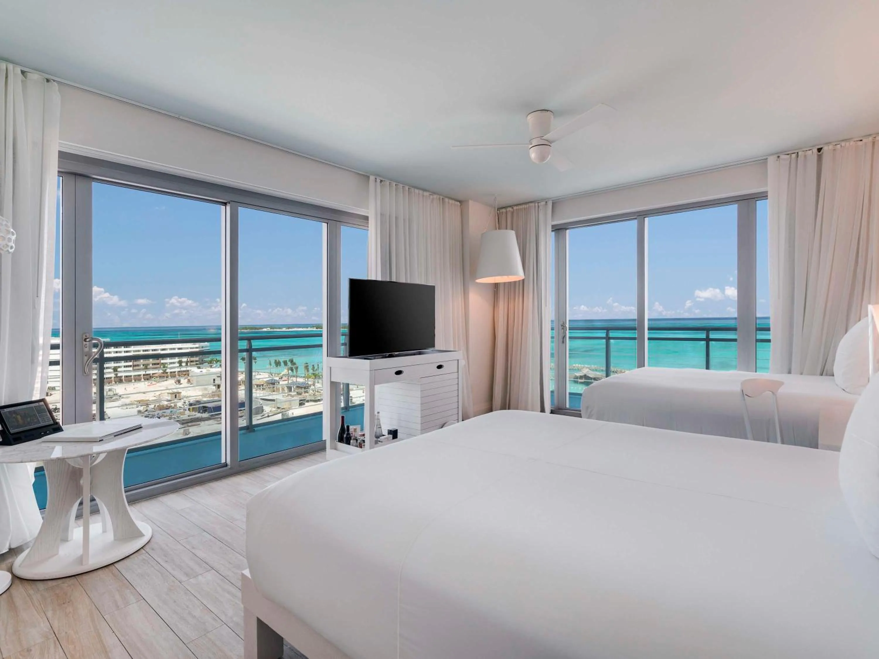 Bedroom, Bed in SLS at Baha Mar