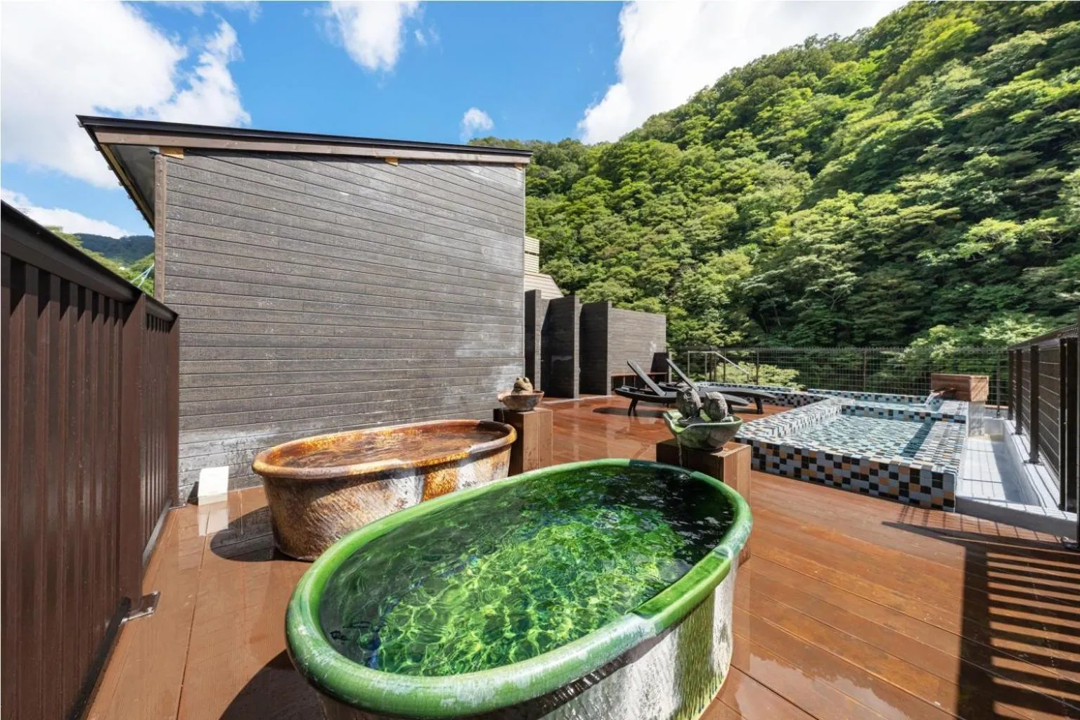 Open Air Bath in Hakkei