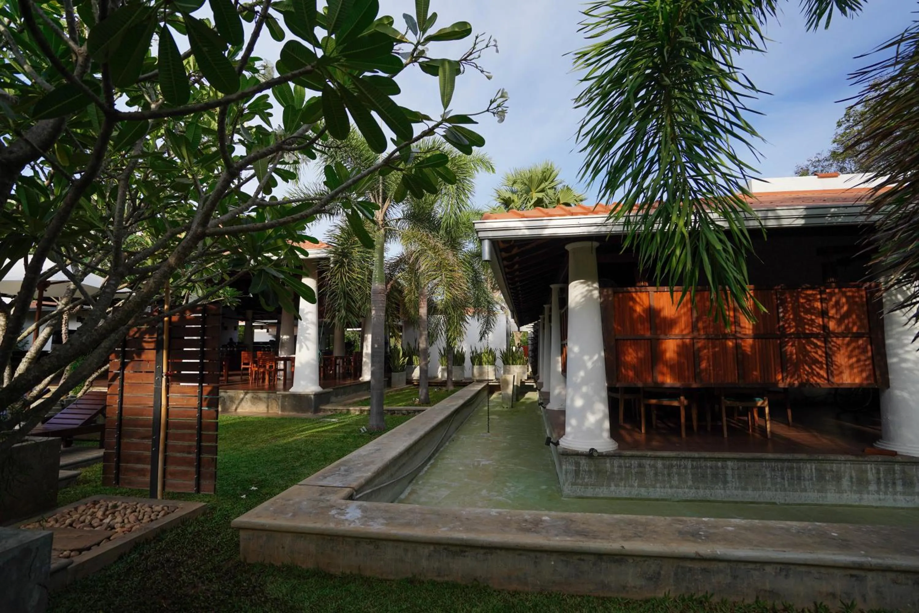 Garden view in Hotel Tamarind Tree