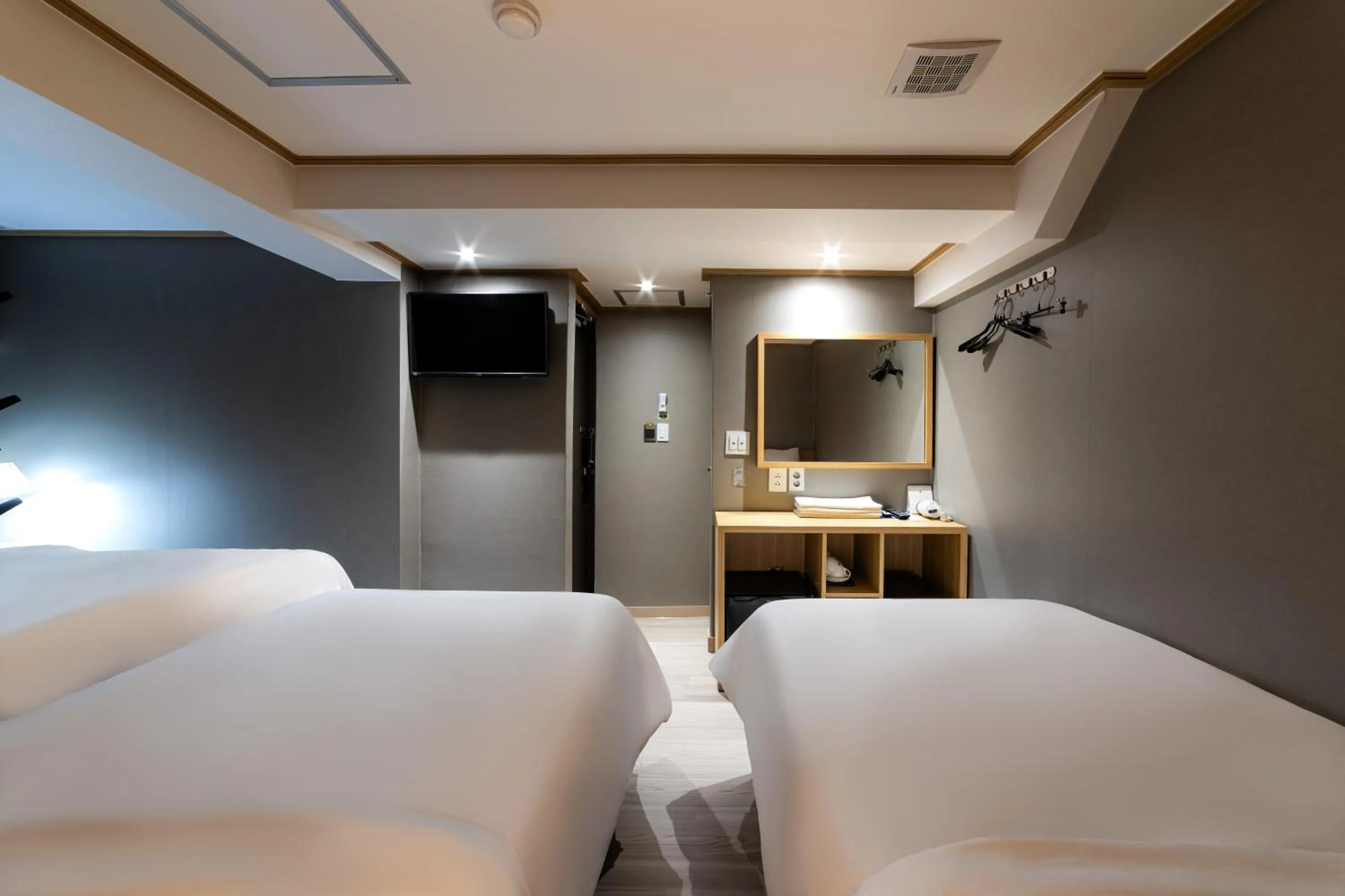 Bed in About Stay Seoul