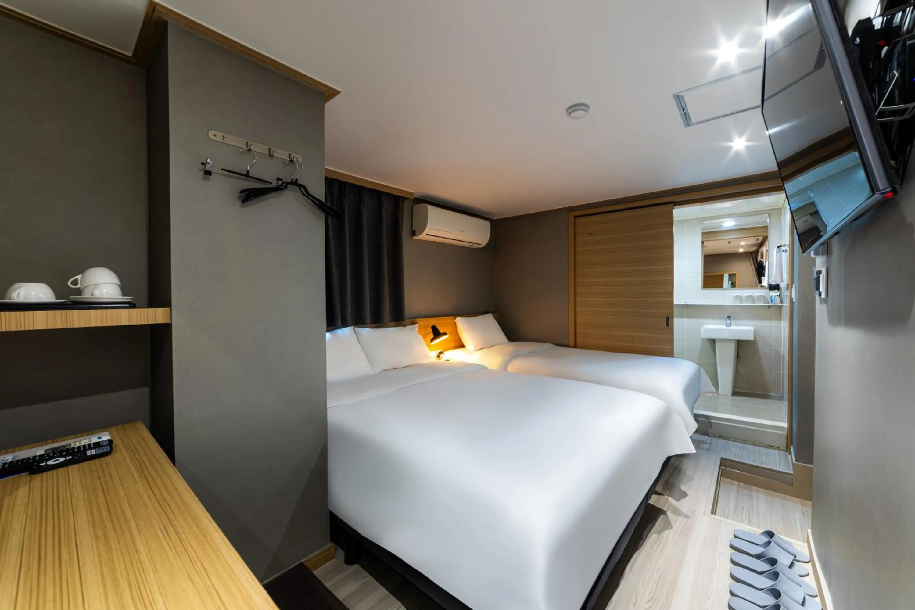 Bed in About Stay Seoul