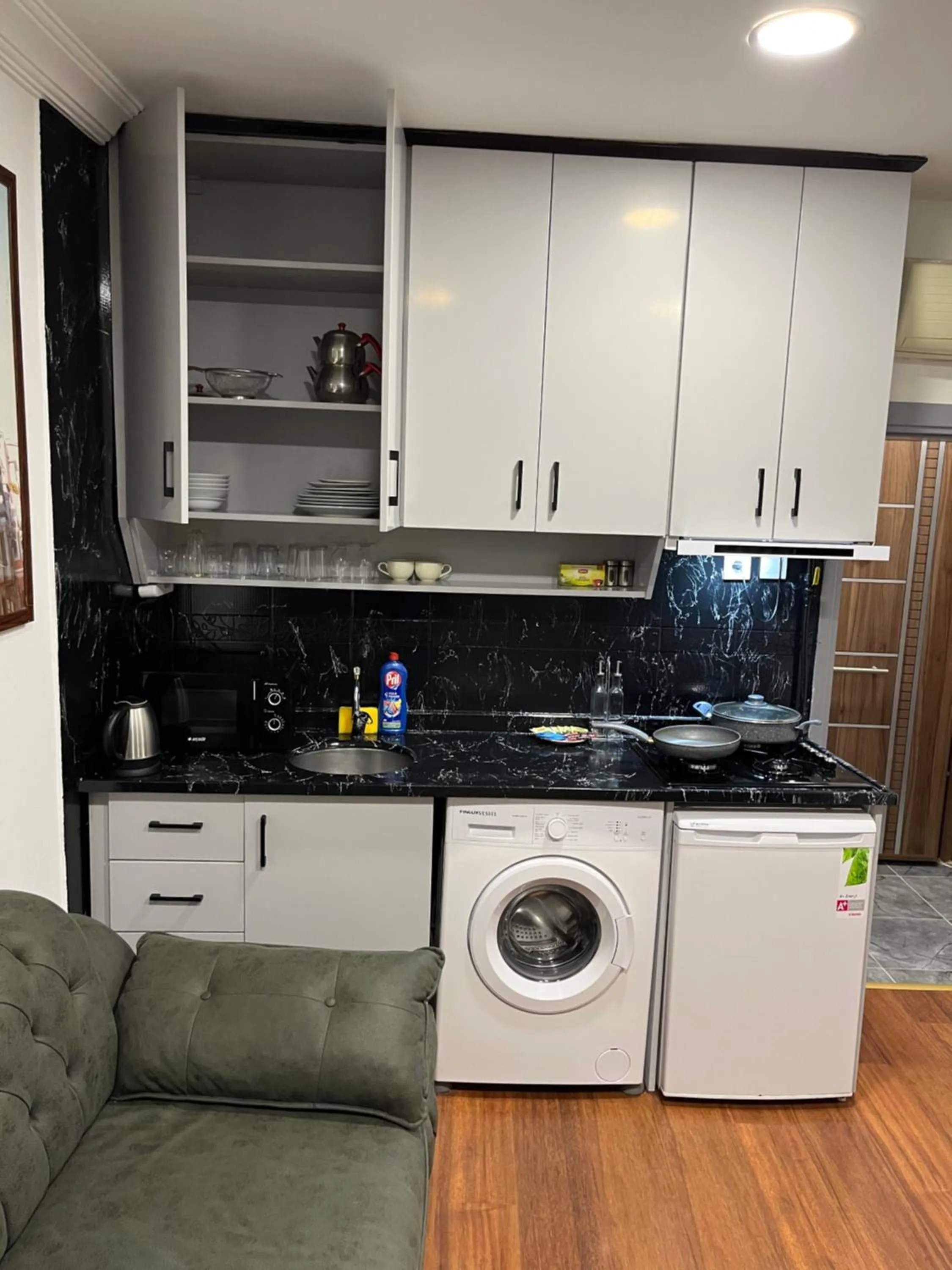 Kitchen or kitchenette in Taksim Neo Pera Suites