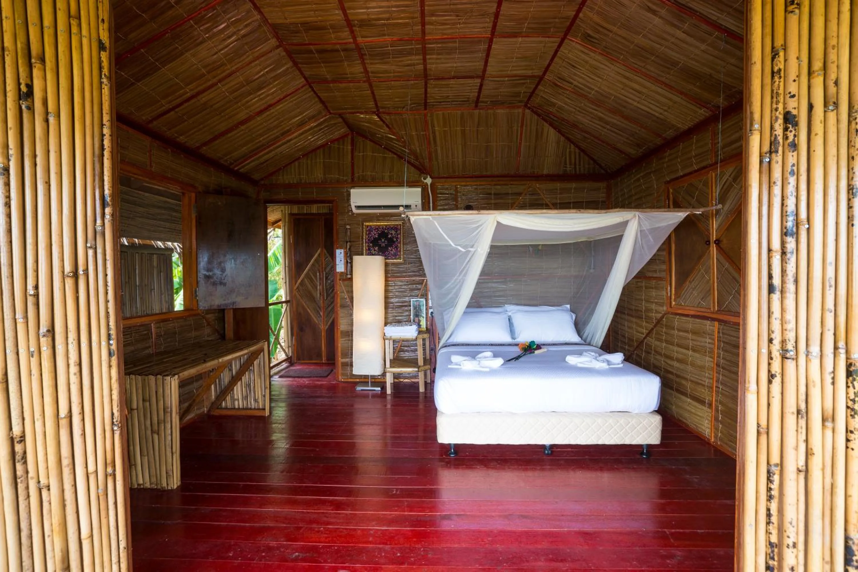 Bed in 9 huts on a hill