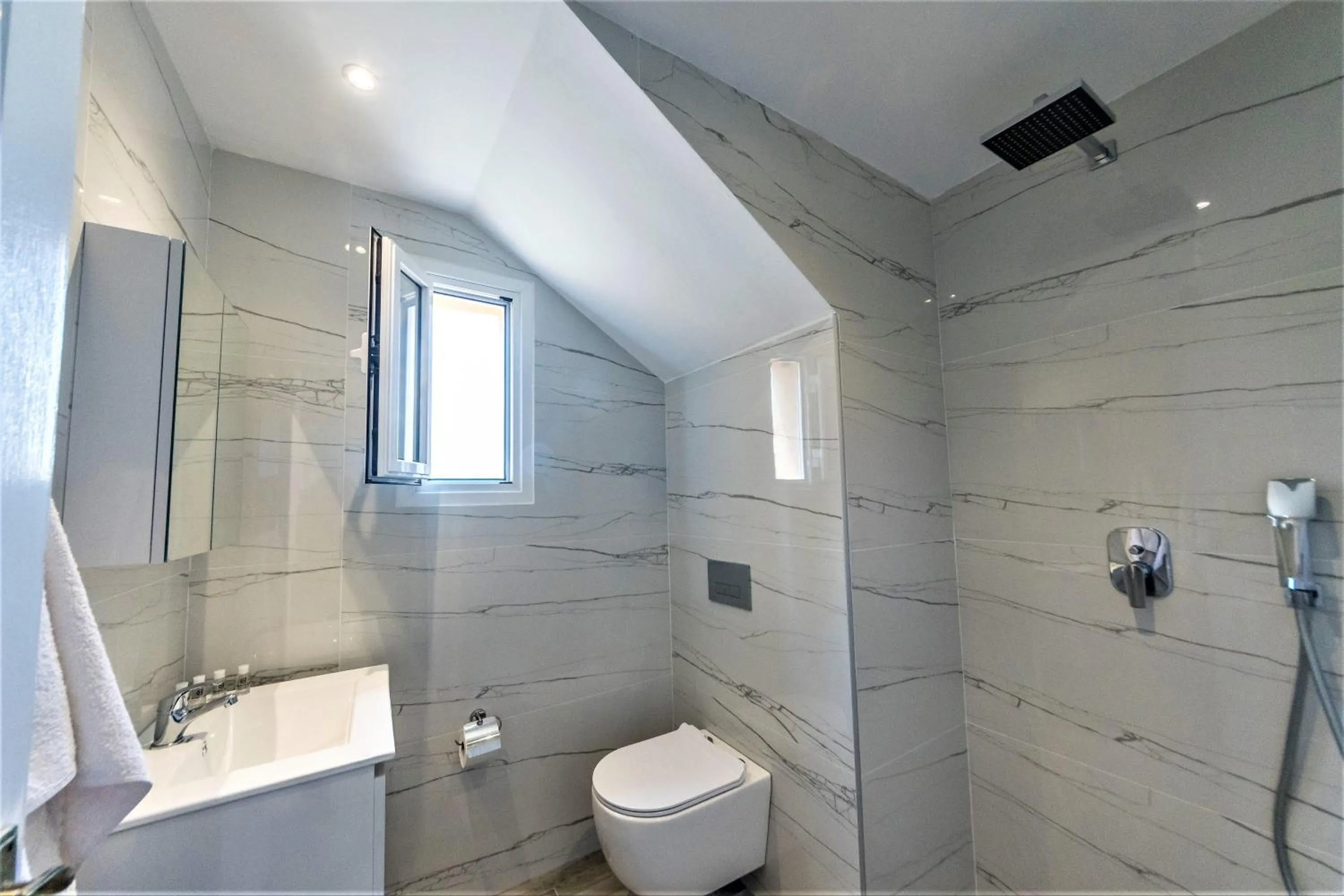 Bathroom in Nikos Villas