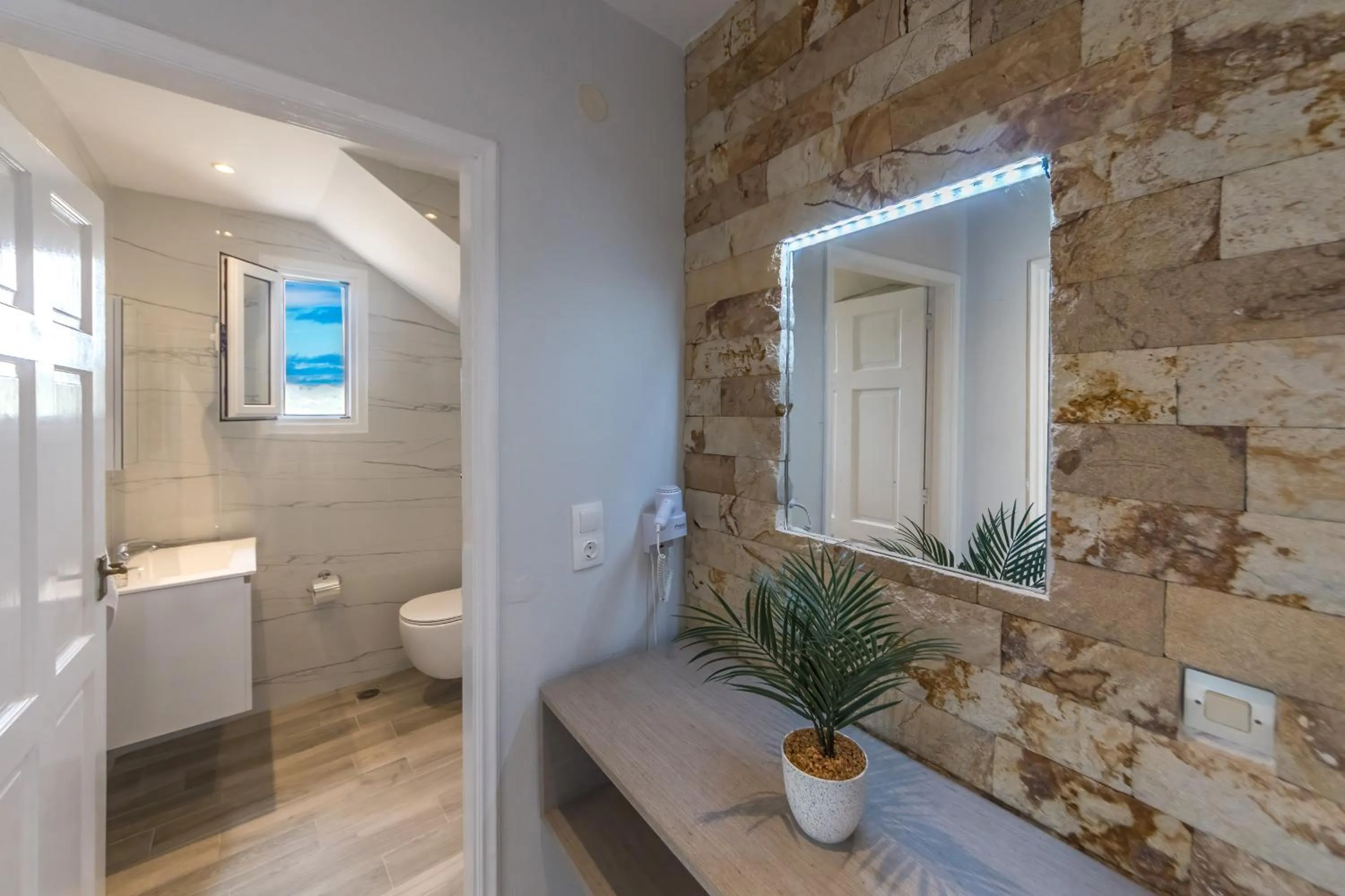 Bathroom in Nikos Villas