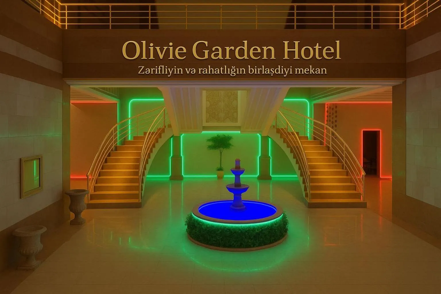 Lobby or reception in Olive Garden Baku Hotel