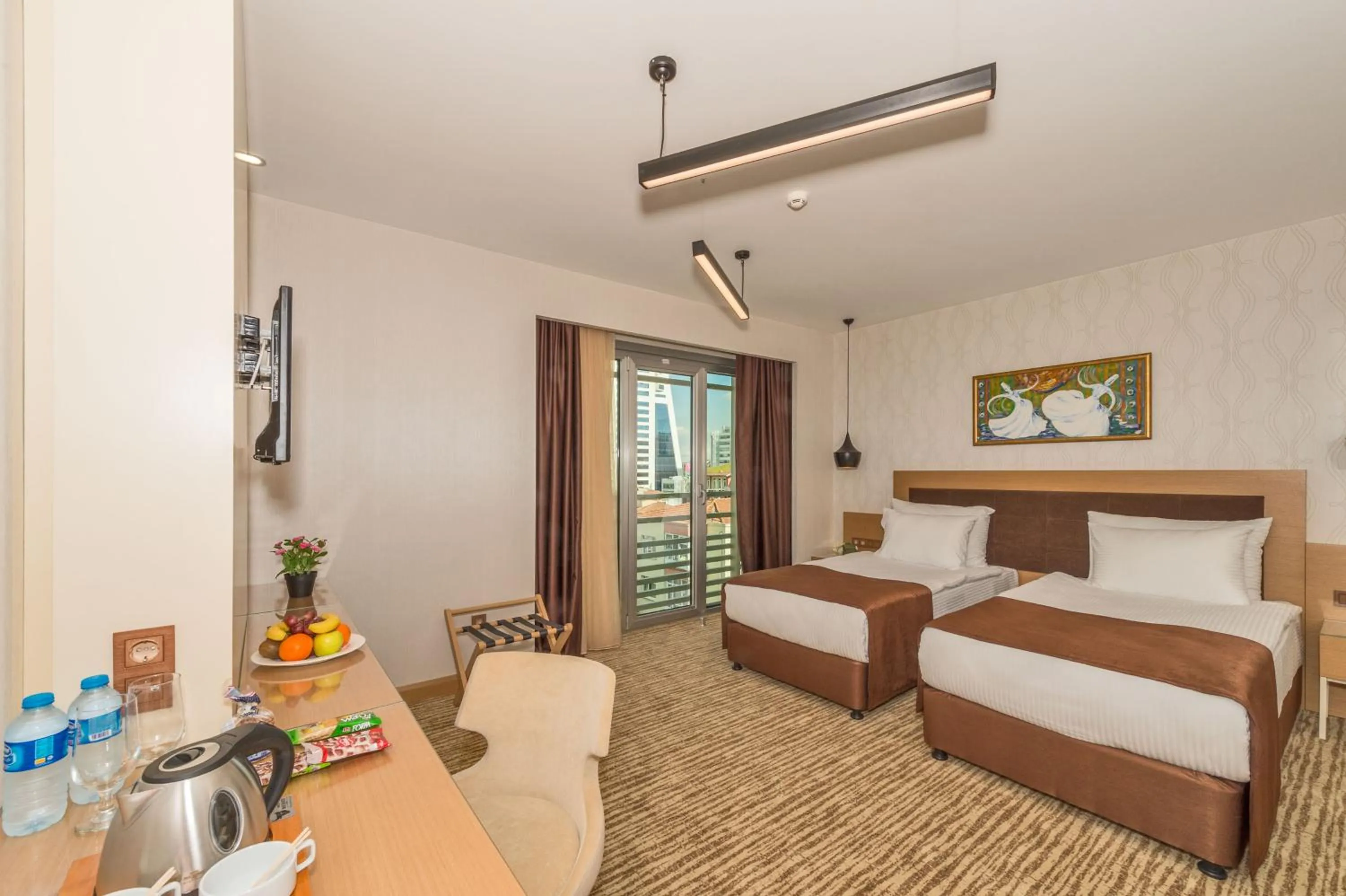 Decorative detail, Bed in Hotel Boursier 1 & Spa