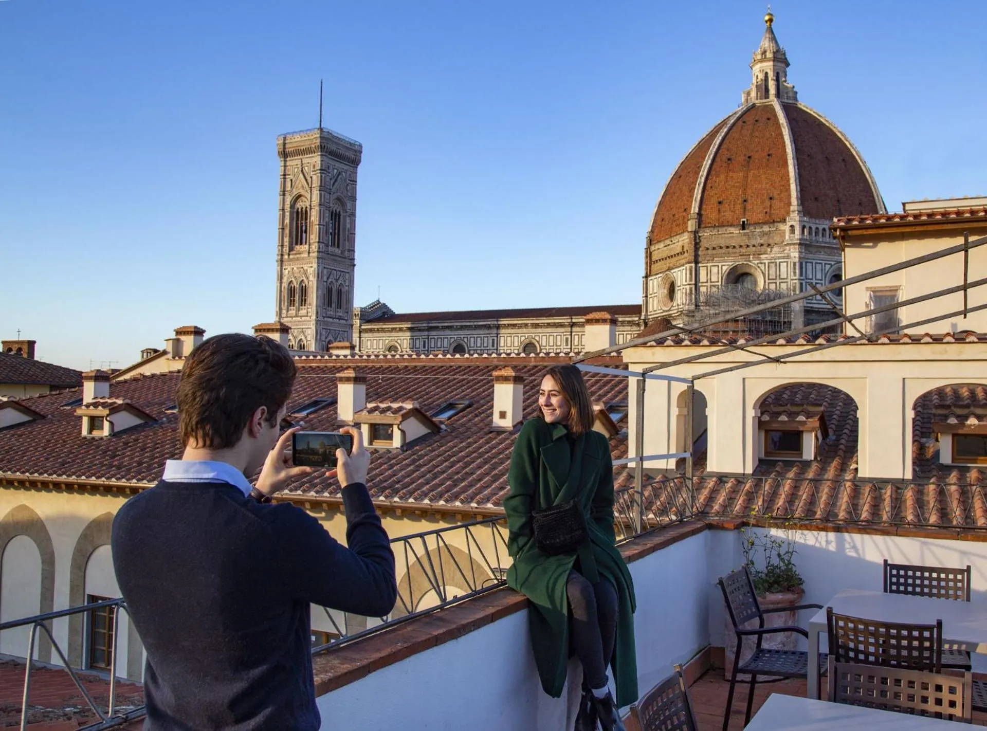 Balcony/Terrace in Boutique Hotel del Corso