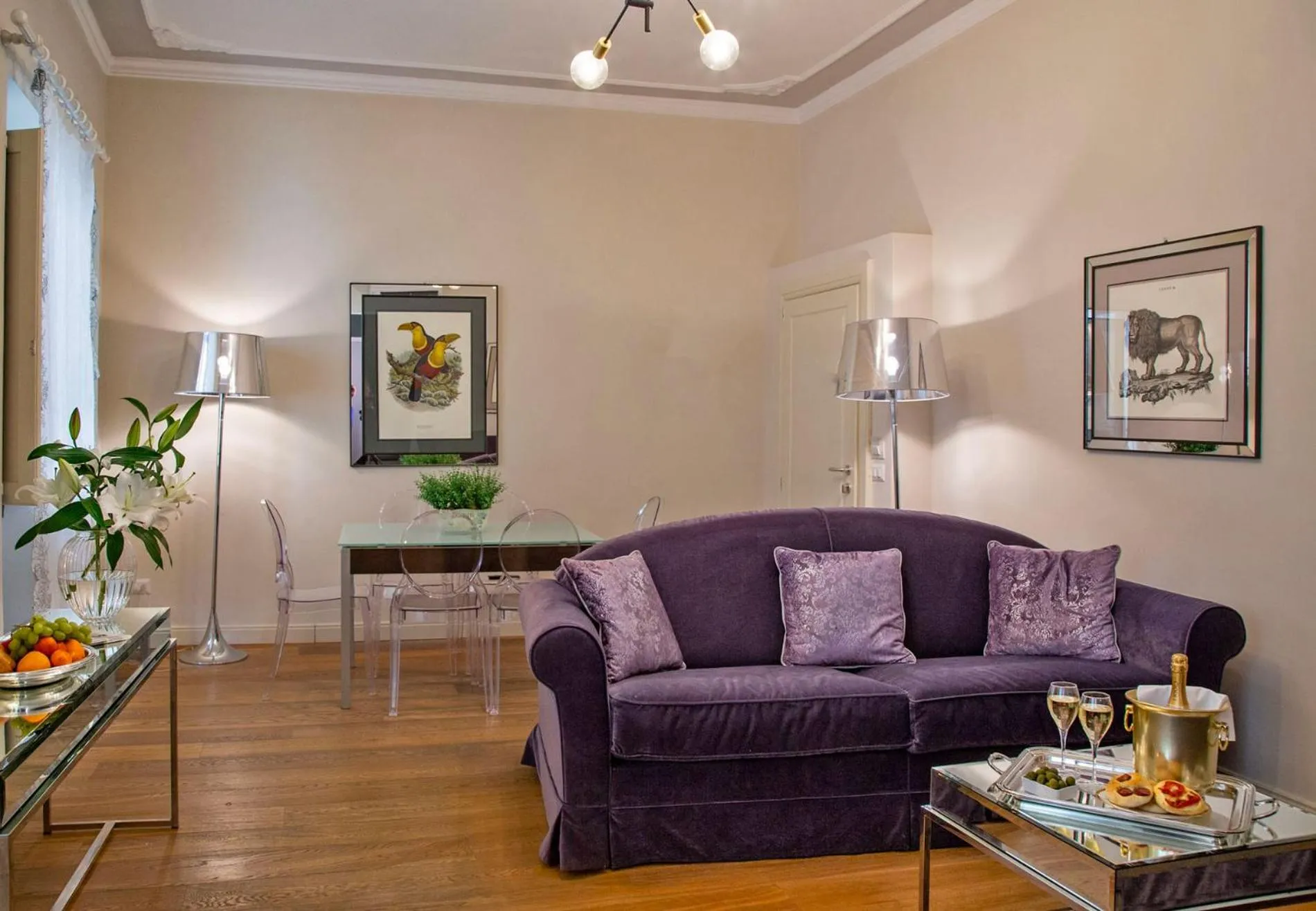 Living room in Boutique Hotel del Corso
