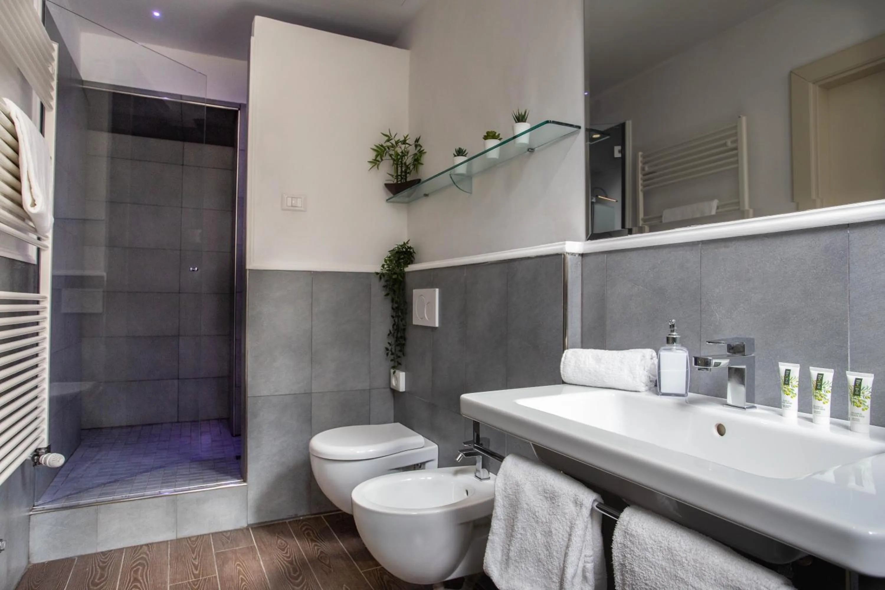 Bathroom in Boutique Hotel del Corso