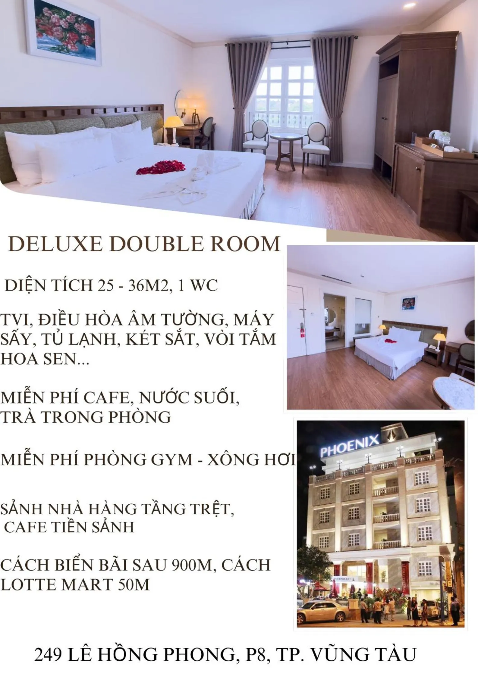 Bed in Phoenix Hotel Vung Tau