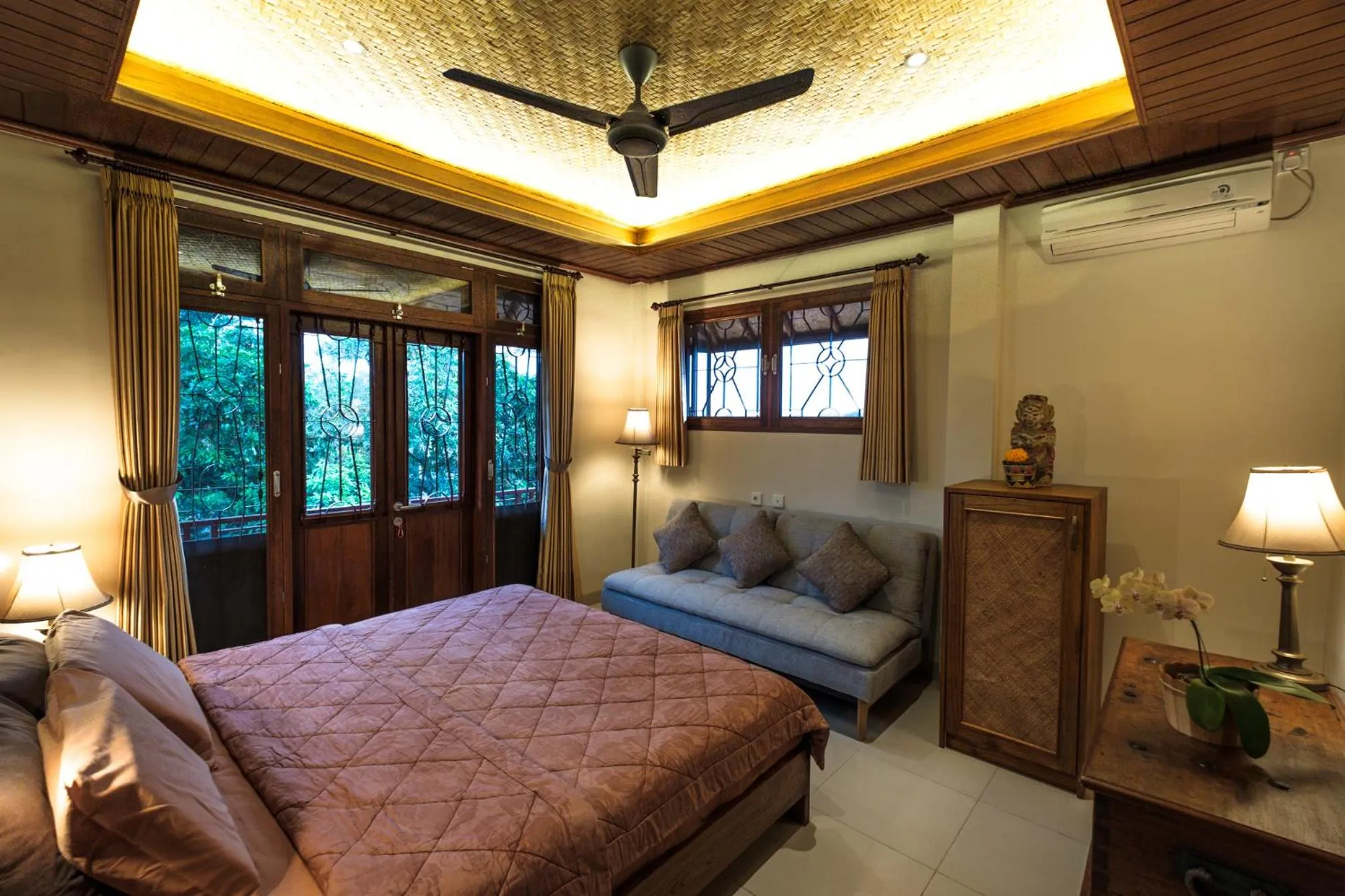 Bed in Murni's Houses & Spa