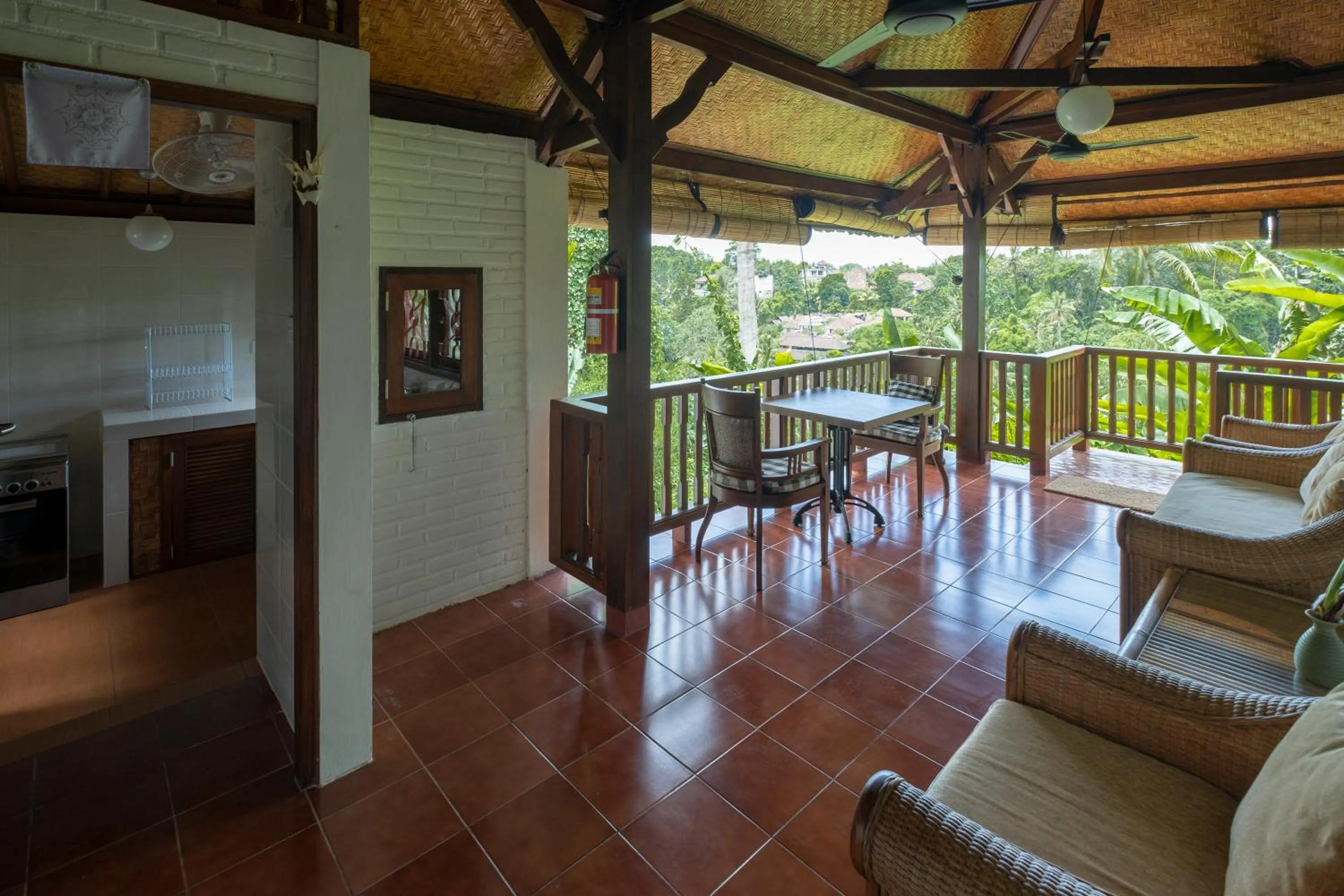 Balcony/Terrace in Murni's Houses & Spa