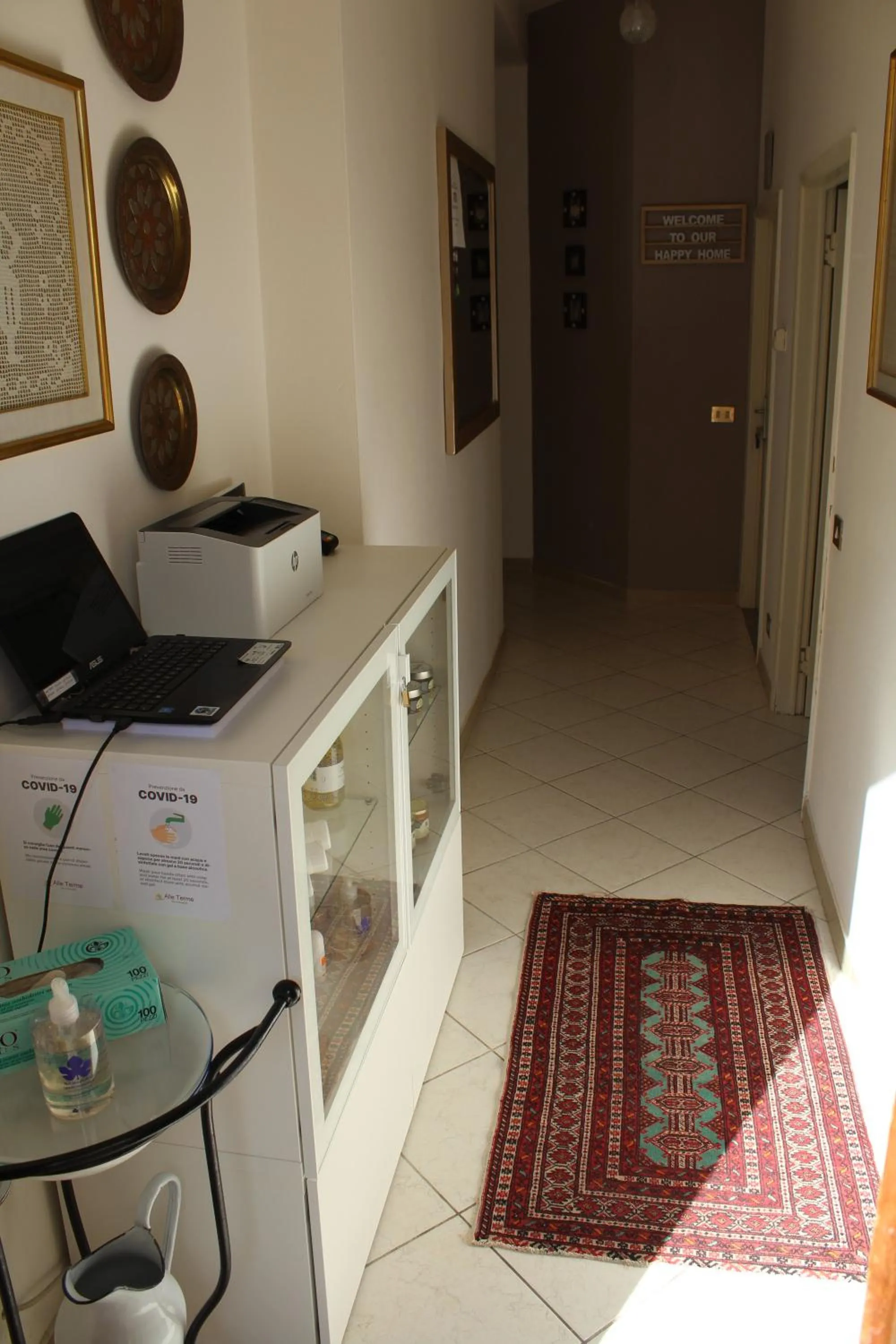 Lobby or reception in Alle Terme B&B