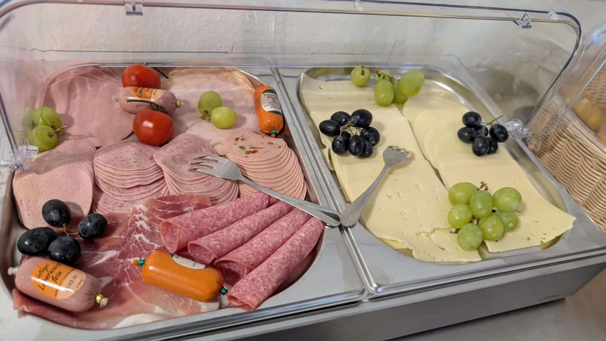 Buffet breakfast in Hotel Central Garni