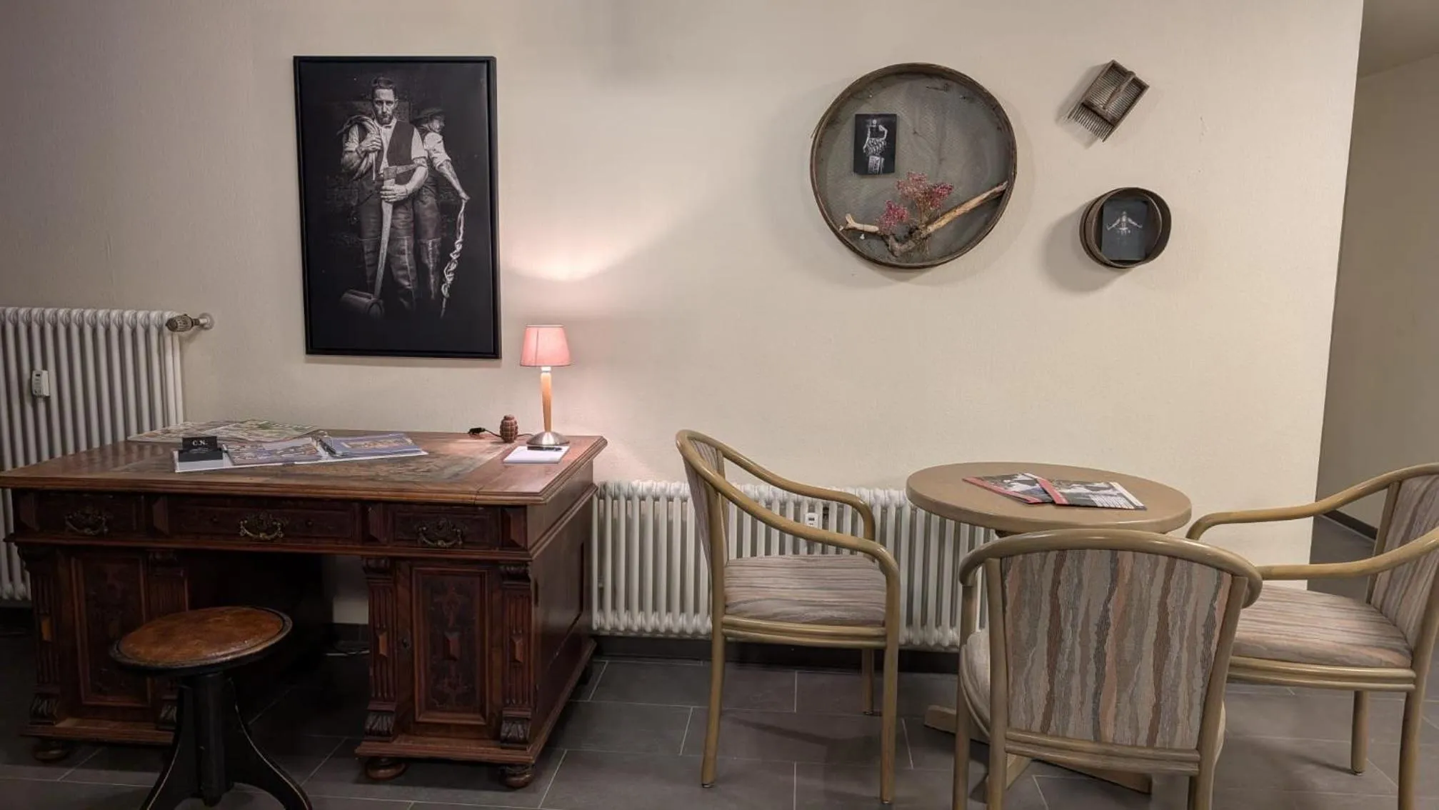 Decorative detail in Hotel Central Garni