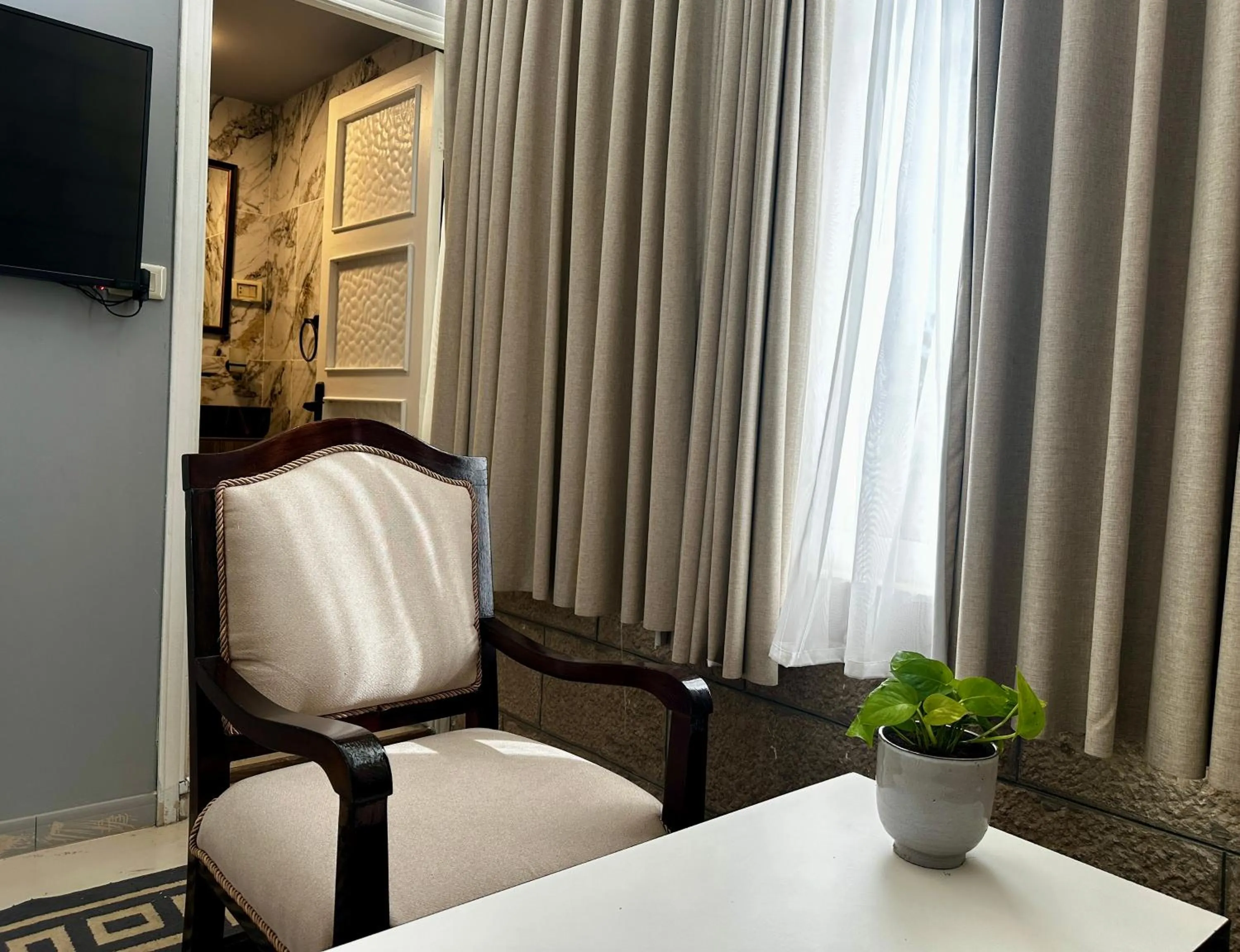 Seating area in Beit Ahlan