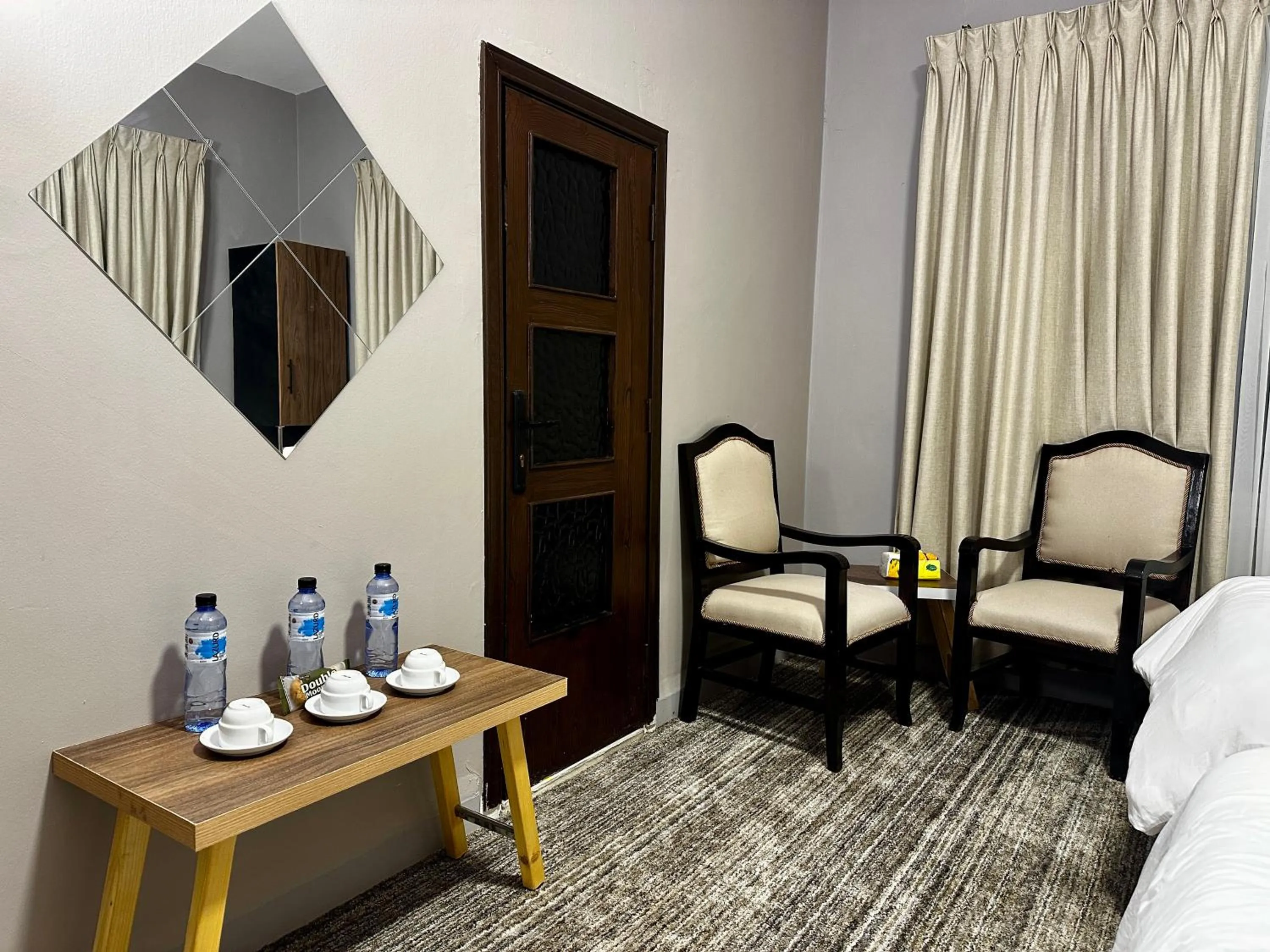 Seating area, Bed in Beit Ahlan