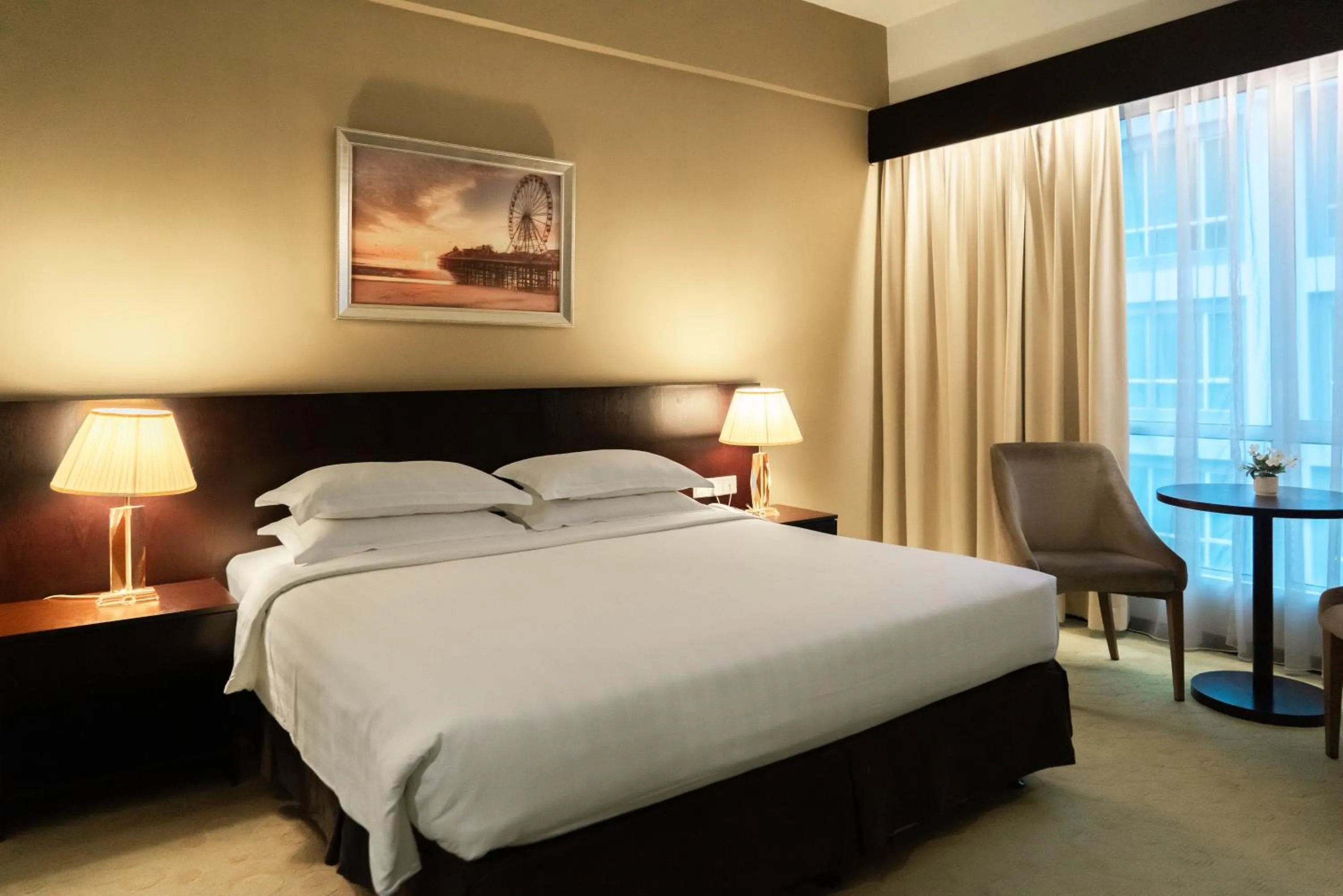 Bed in Pan Borneo Hotel Kota Kinabalu