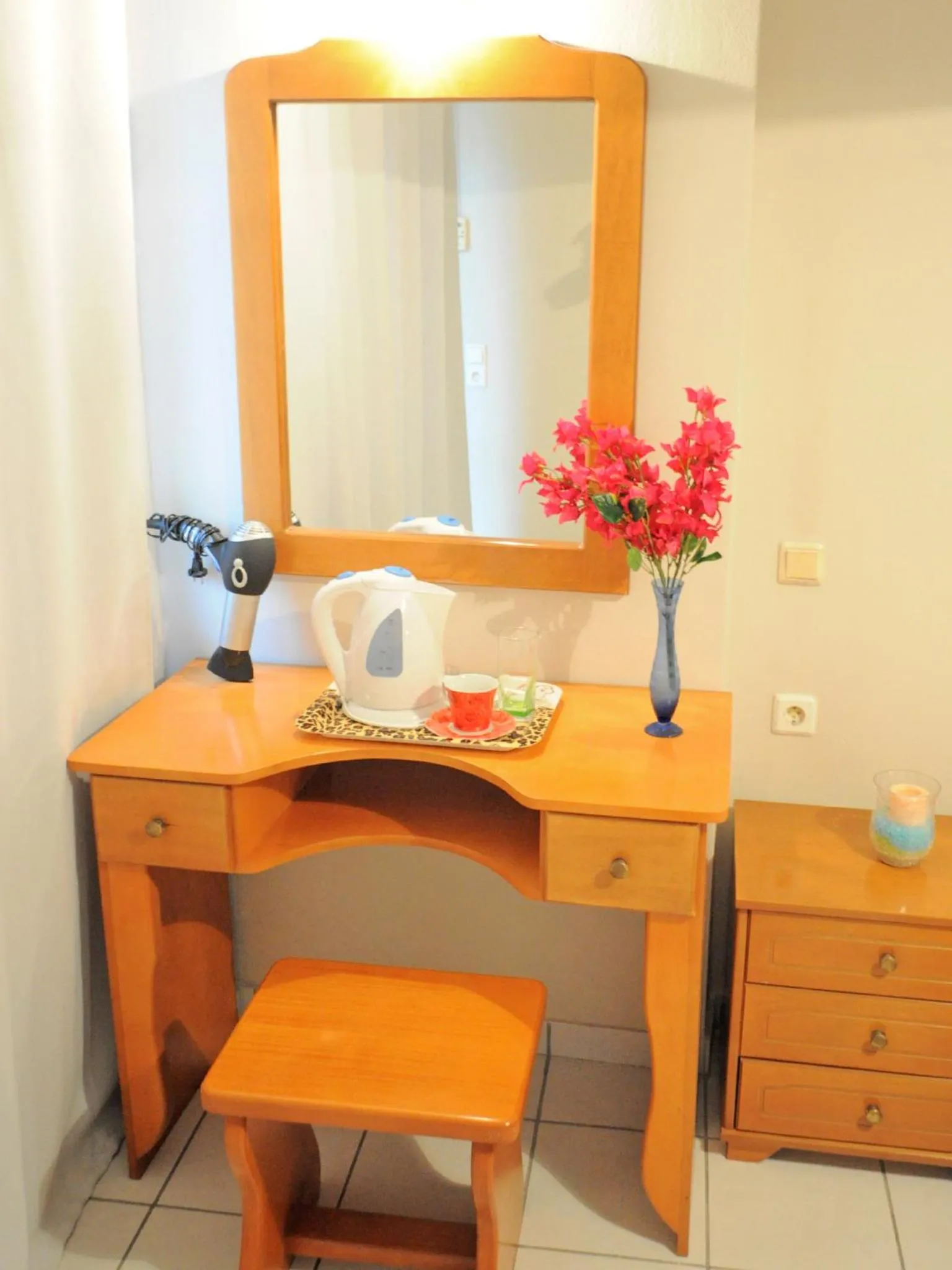 Decorative detail in Greta Apartments