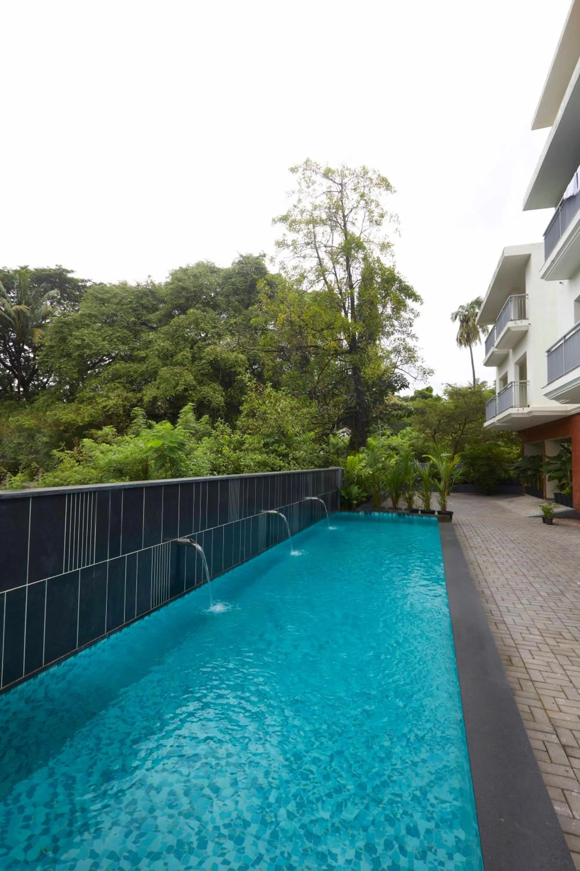 Swimming pool in Radha House Siolim A Boutique Hotel