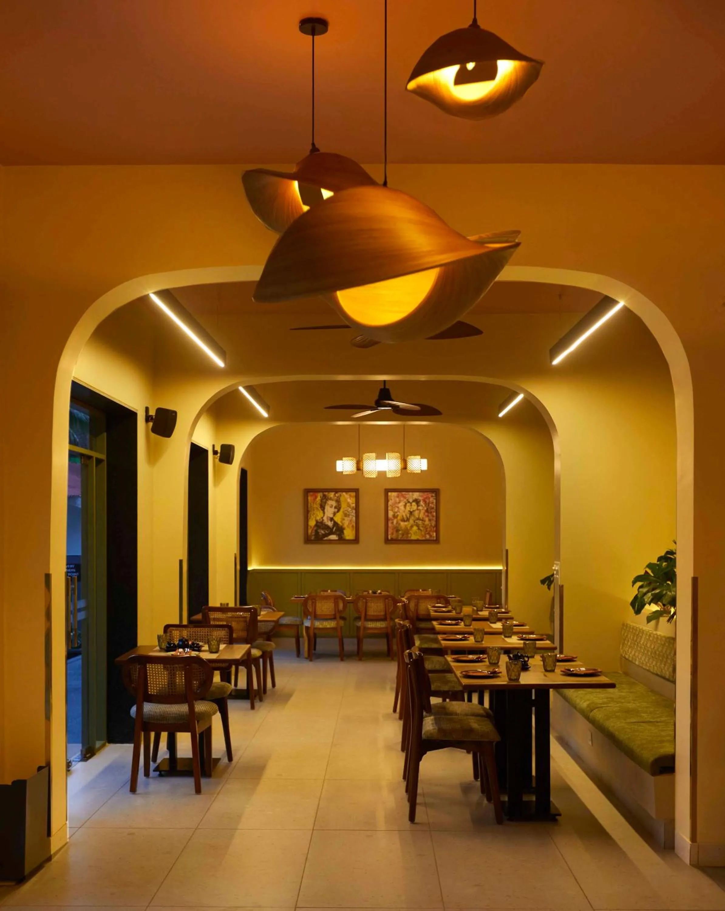 Restaurant/places to eat in Radha House Siolim A Boutique Hotel