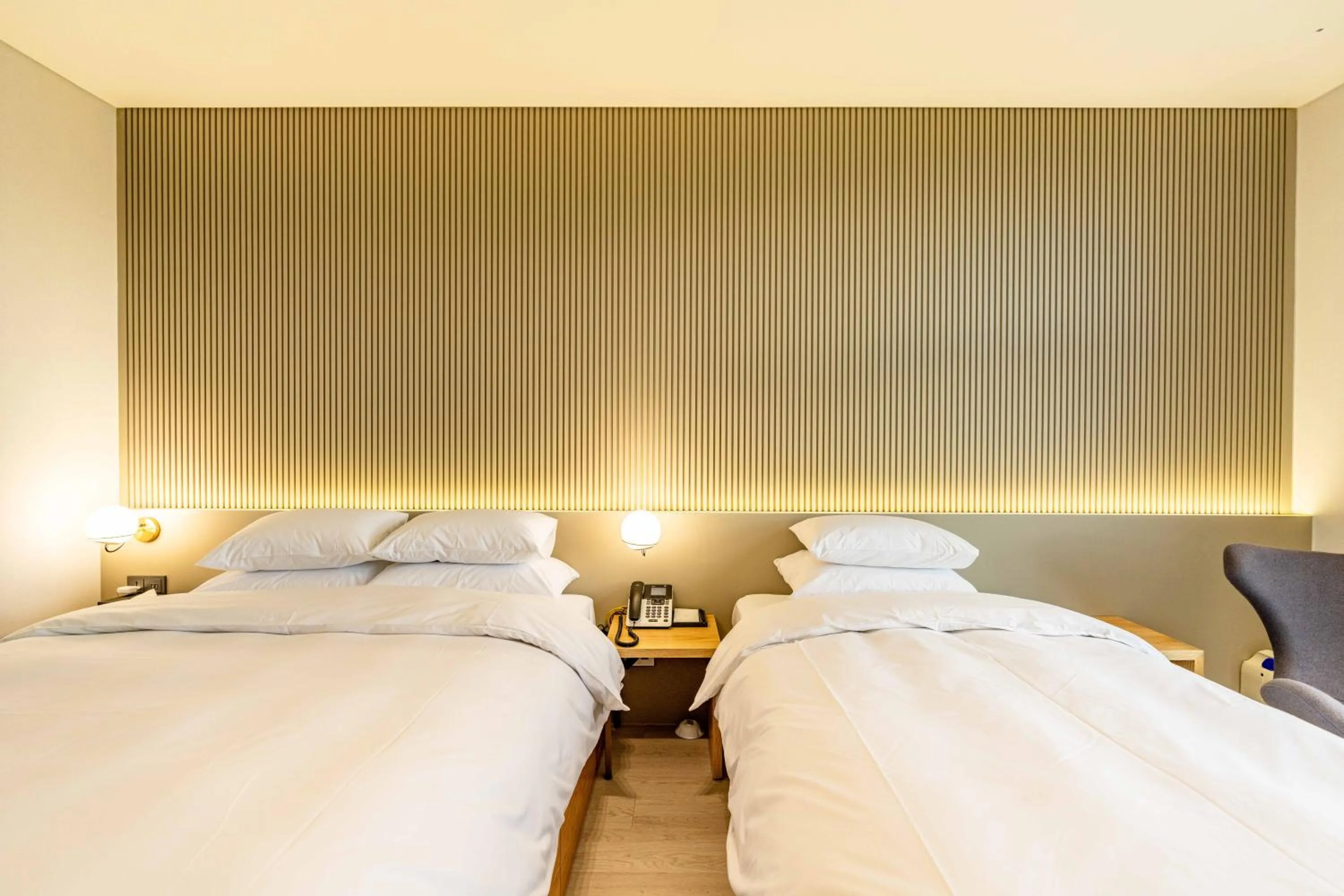 Bed in Lagobaum Hotel