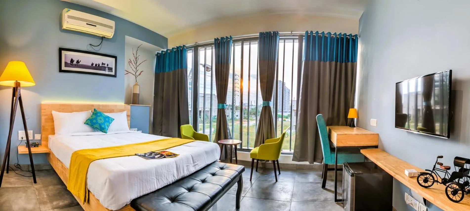 Bedroom, Bed in Aura Corporate Suites