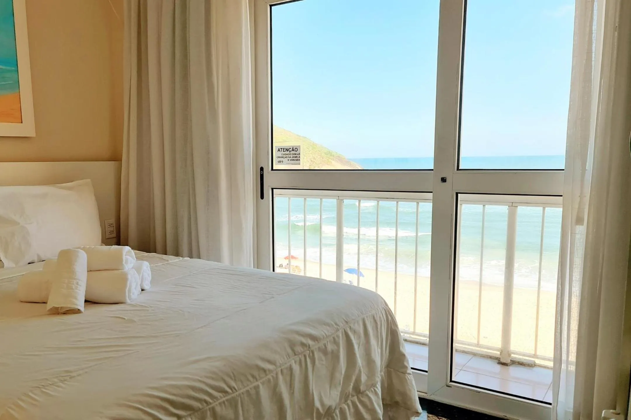 Bed in KS Beach Hotel