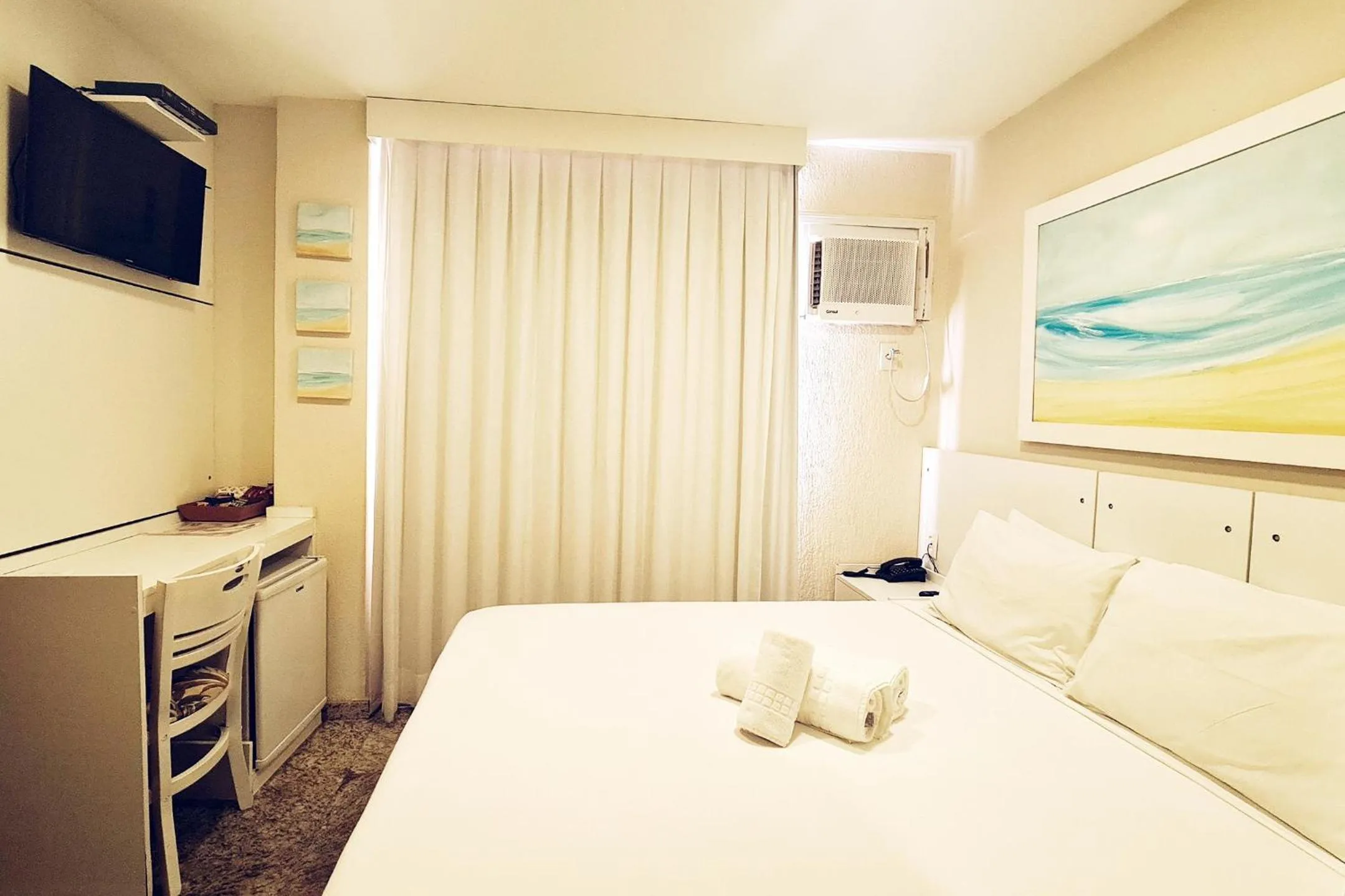 Bed in KS Beach Hotel